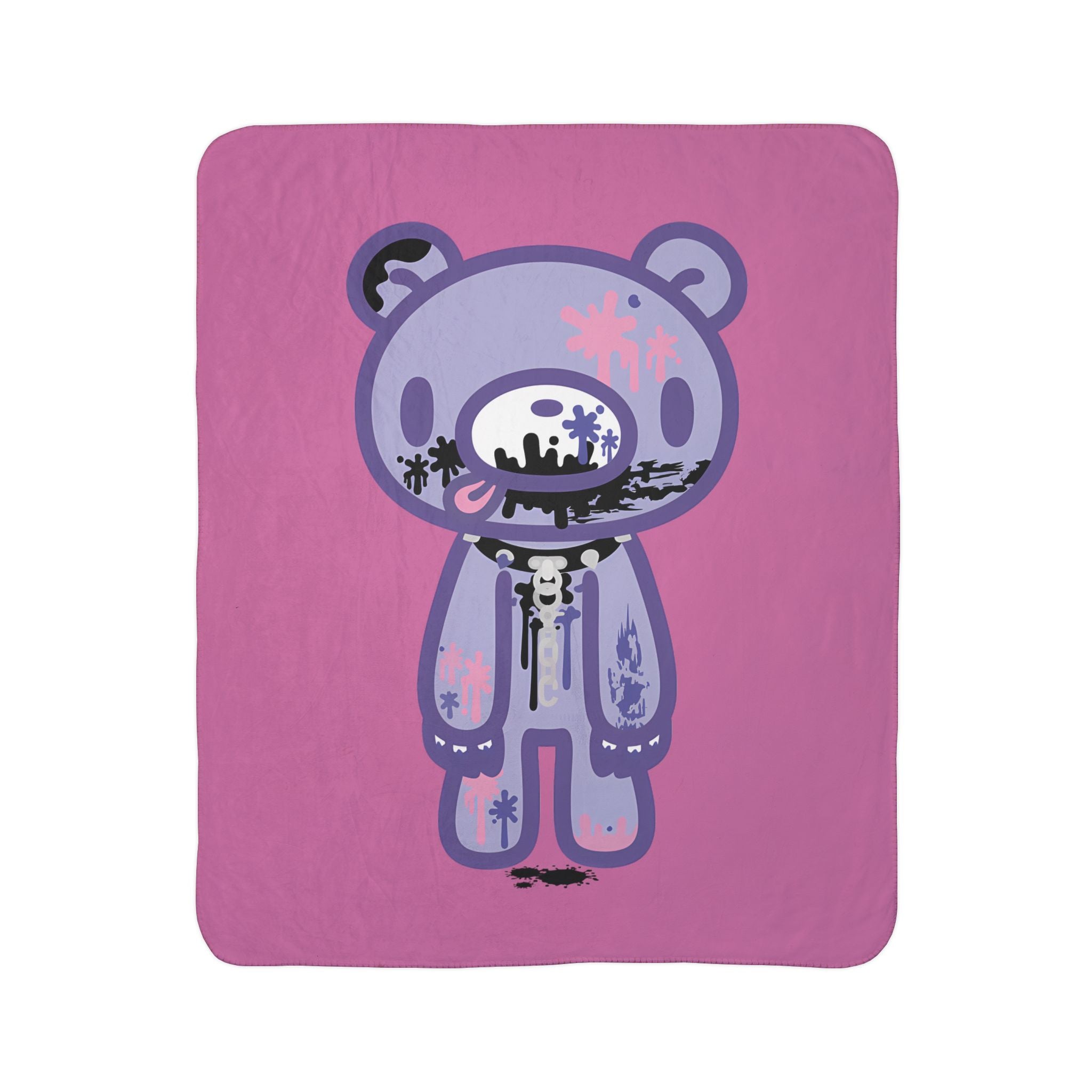 Gloomy Bear x DEDGRL6 "Yum Yum Jelly" Fleece Sherpa Blanket