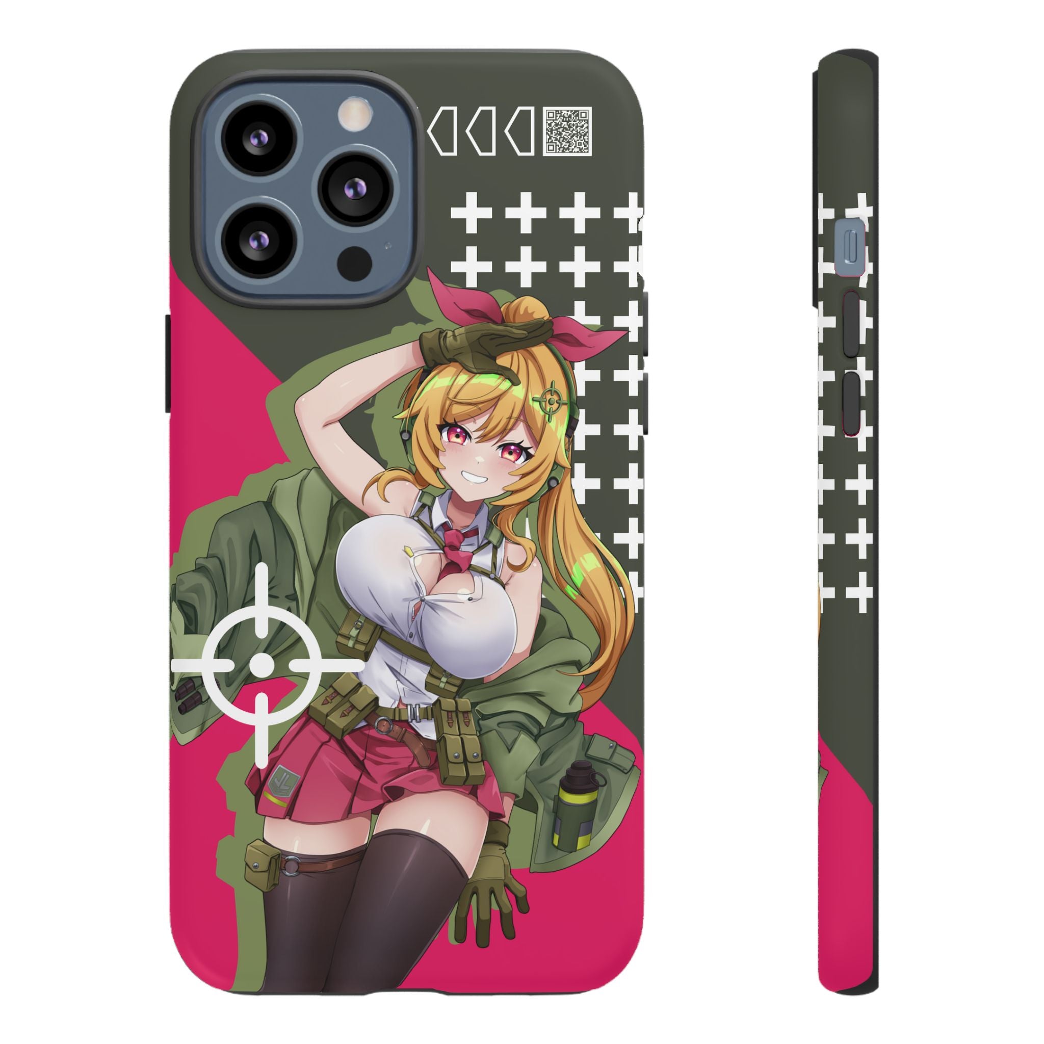 タレットガールズ - ロックオン スマホケース