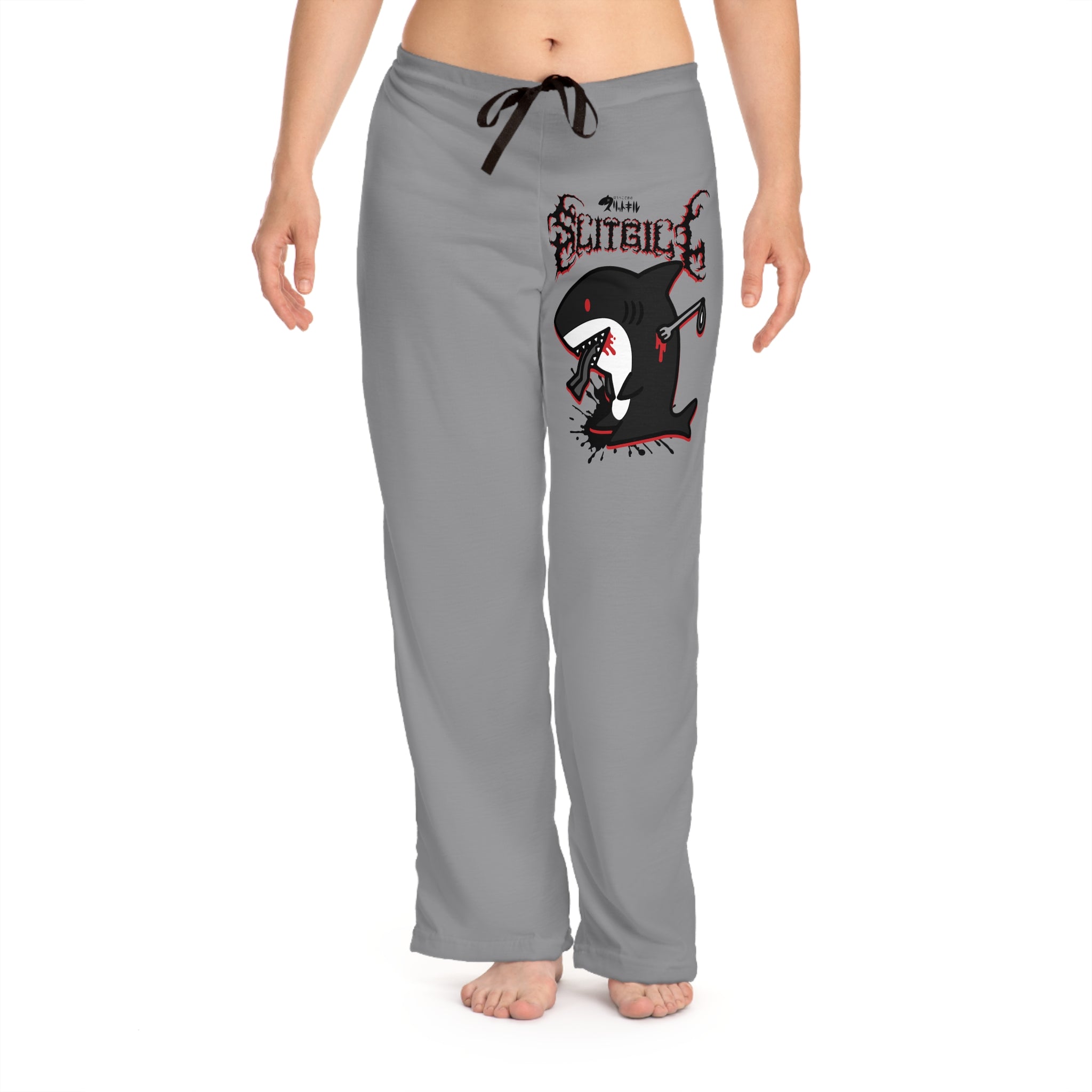 Slitgill Black Pajama Bottoms