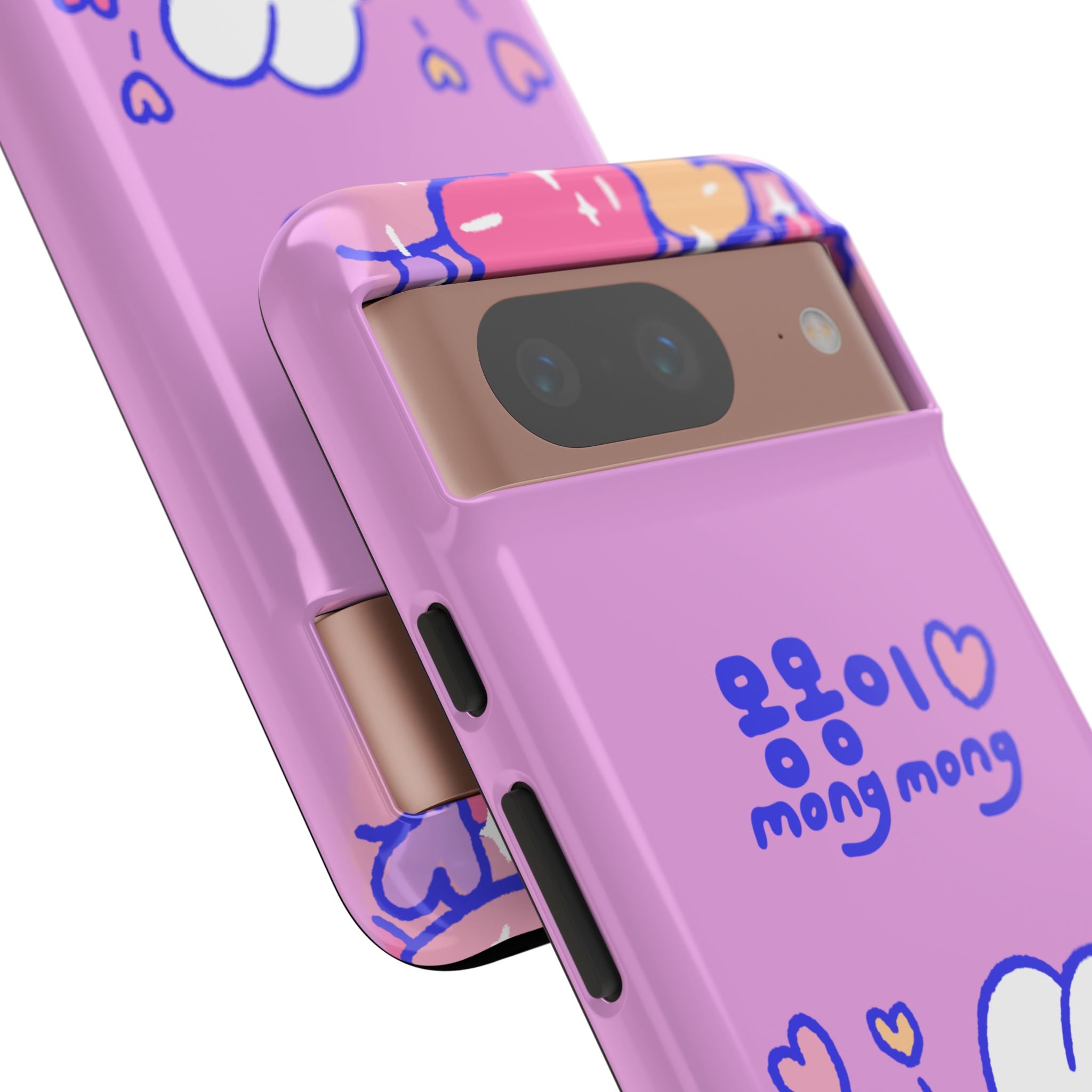 Lovely Mong Mong Heart Bath Phone Case