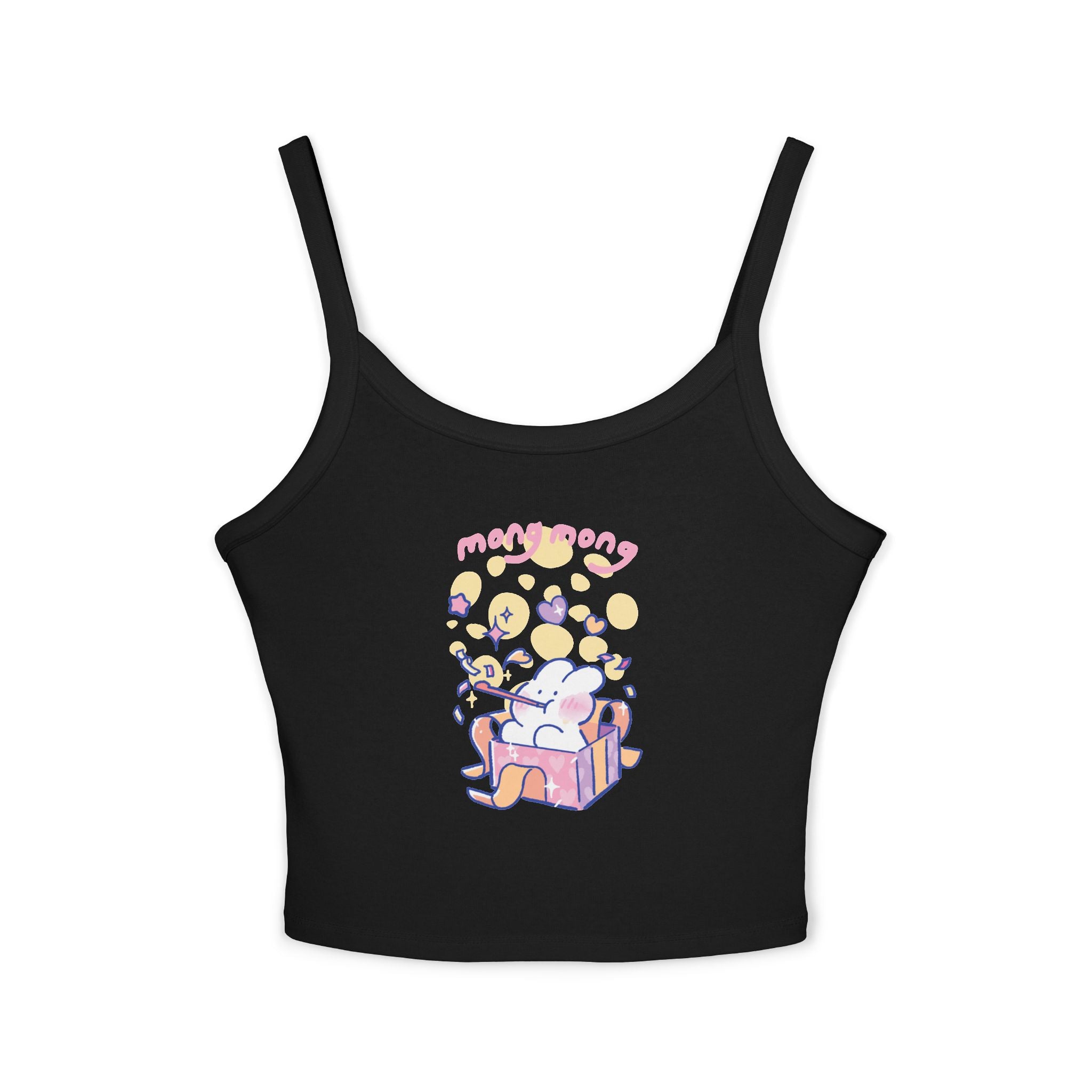 Lovely Mong Mong Spaghetti Strap Tank Top