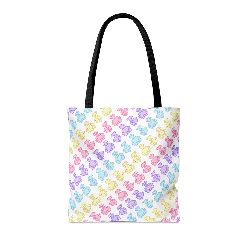 All Purpose Bunny Rotating Pastel Tote Bag