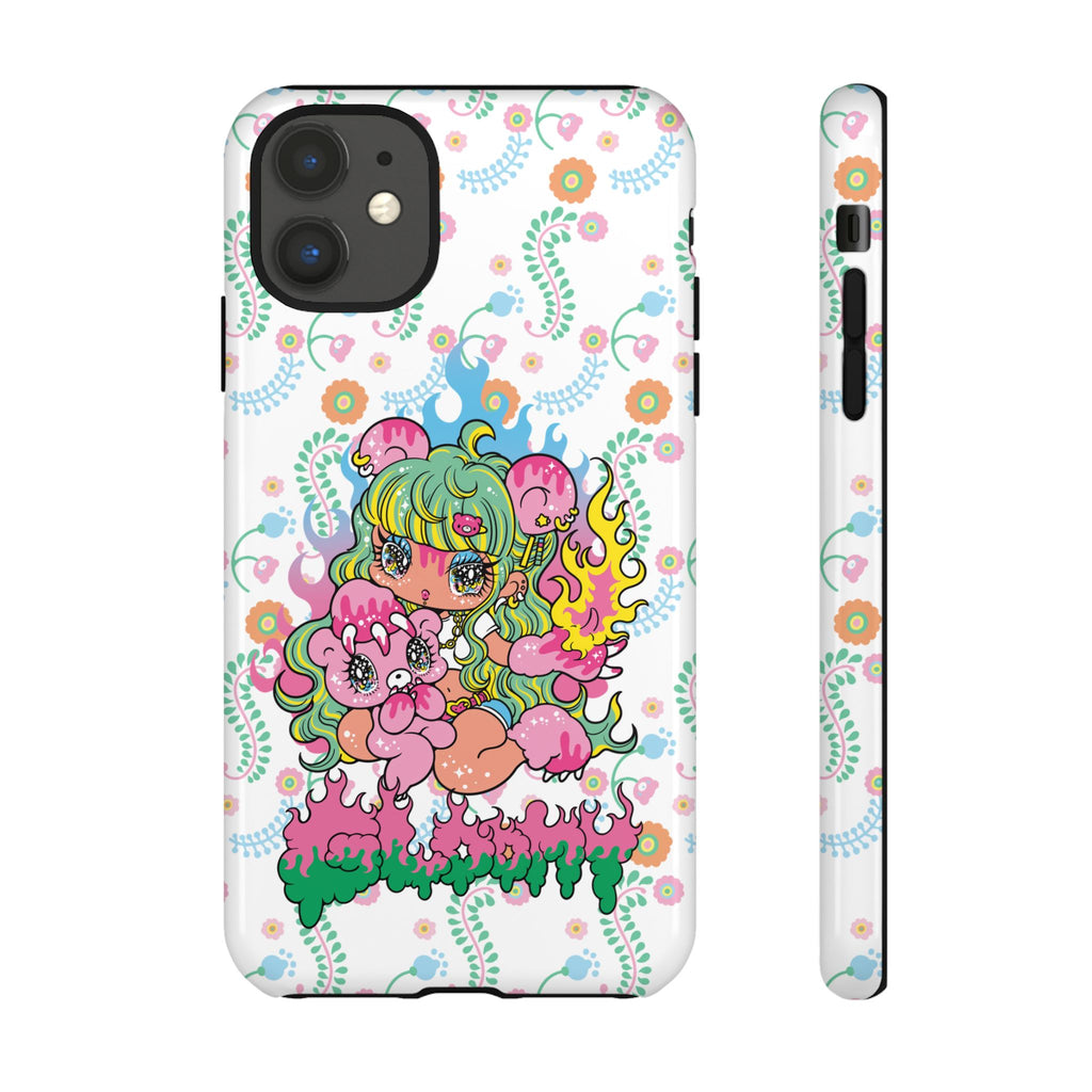 YURIE SEKIYA X GLOOMY BEAR ⭐️ FIRE GIRL PHONE CASE