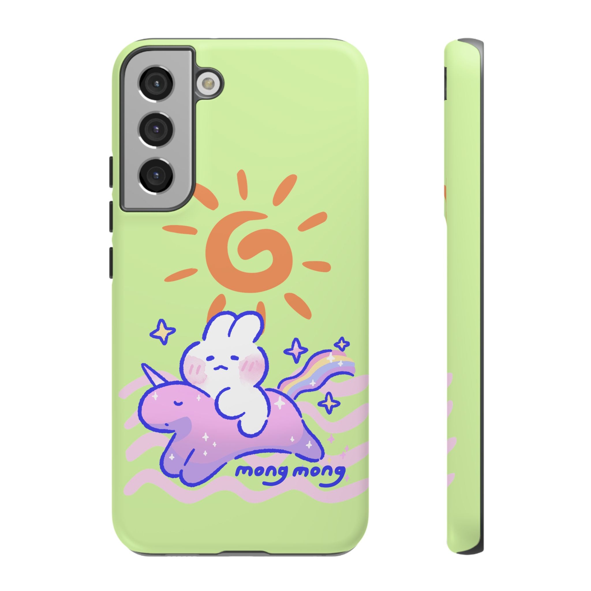 Lovely Mong Mong Ride a Unicorn Phone Case