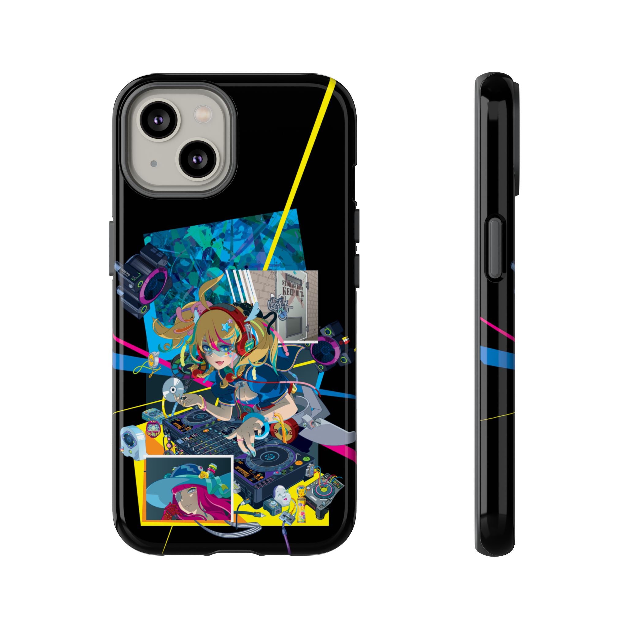 HYPERSONIC music club DJ VAL - Tough Phone Case