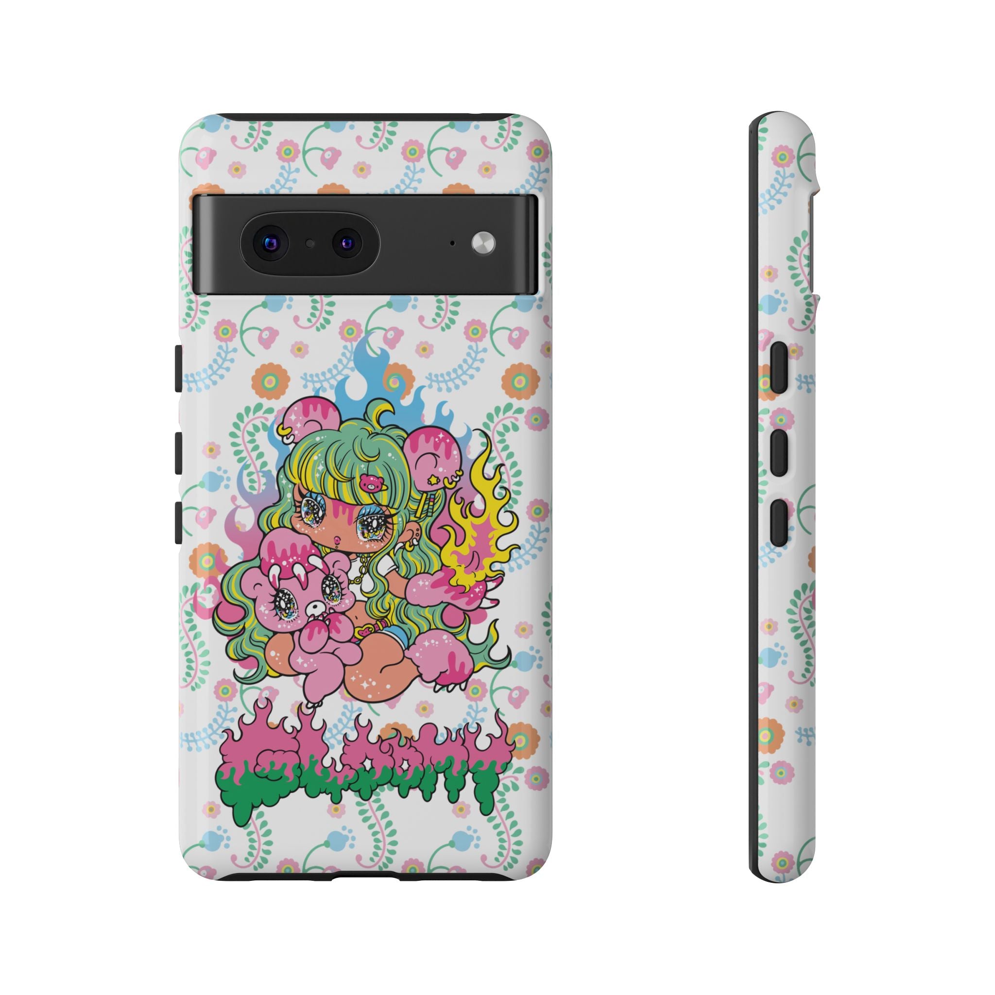 YURIE SEKIYA X GLOOMY BEAR ⭐️ FIRE GIRL PHONE CASE