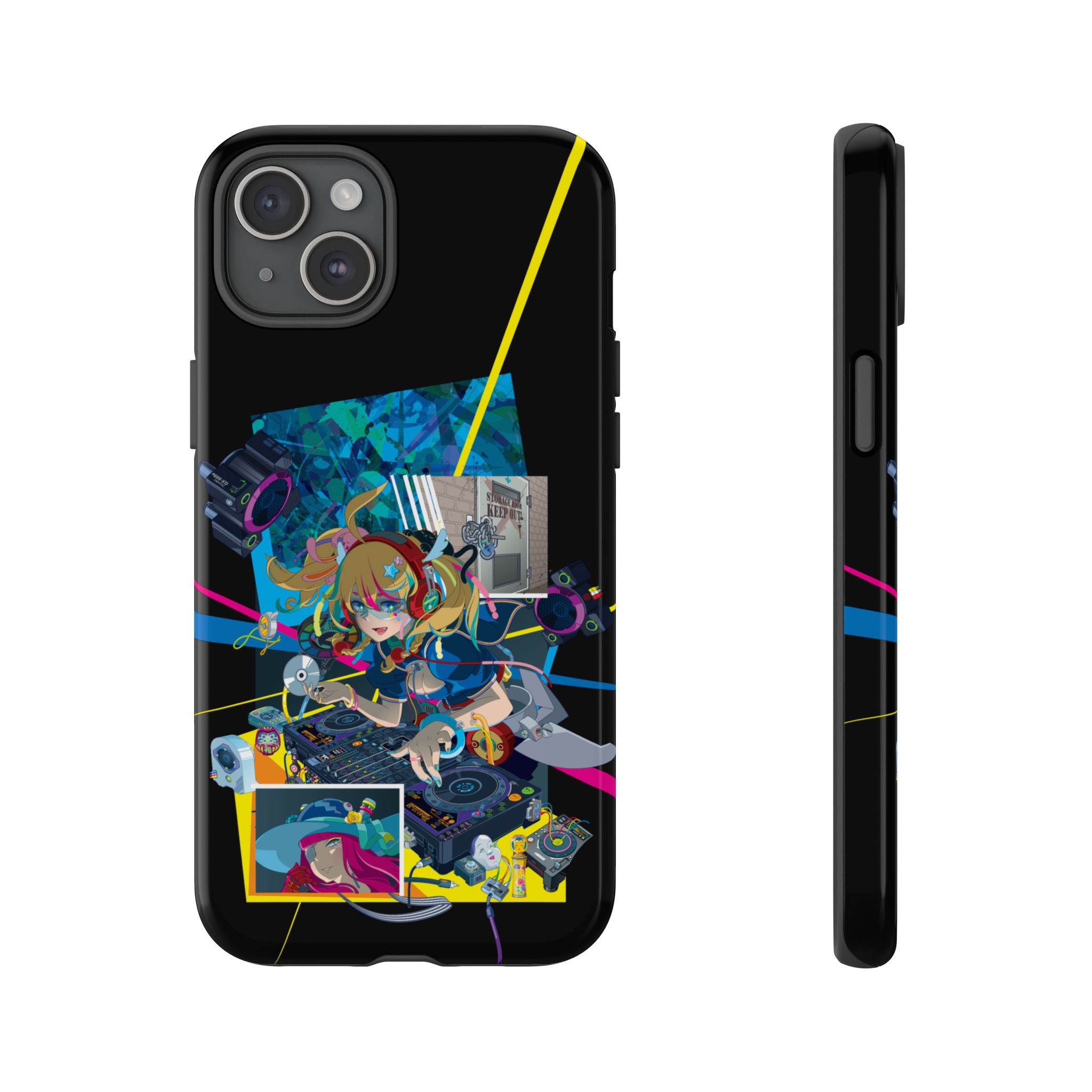 HYPERSONIC music club DJ VAL - Tough Phone Case