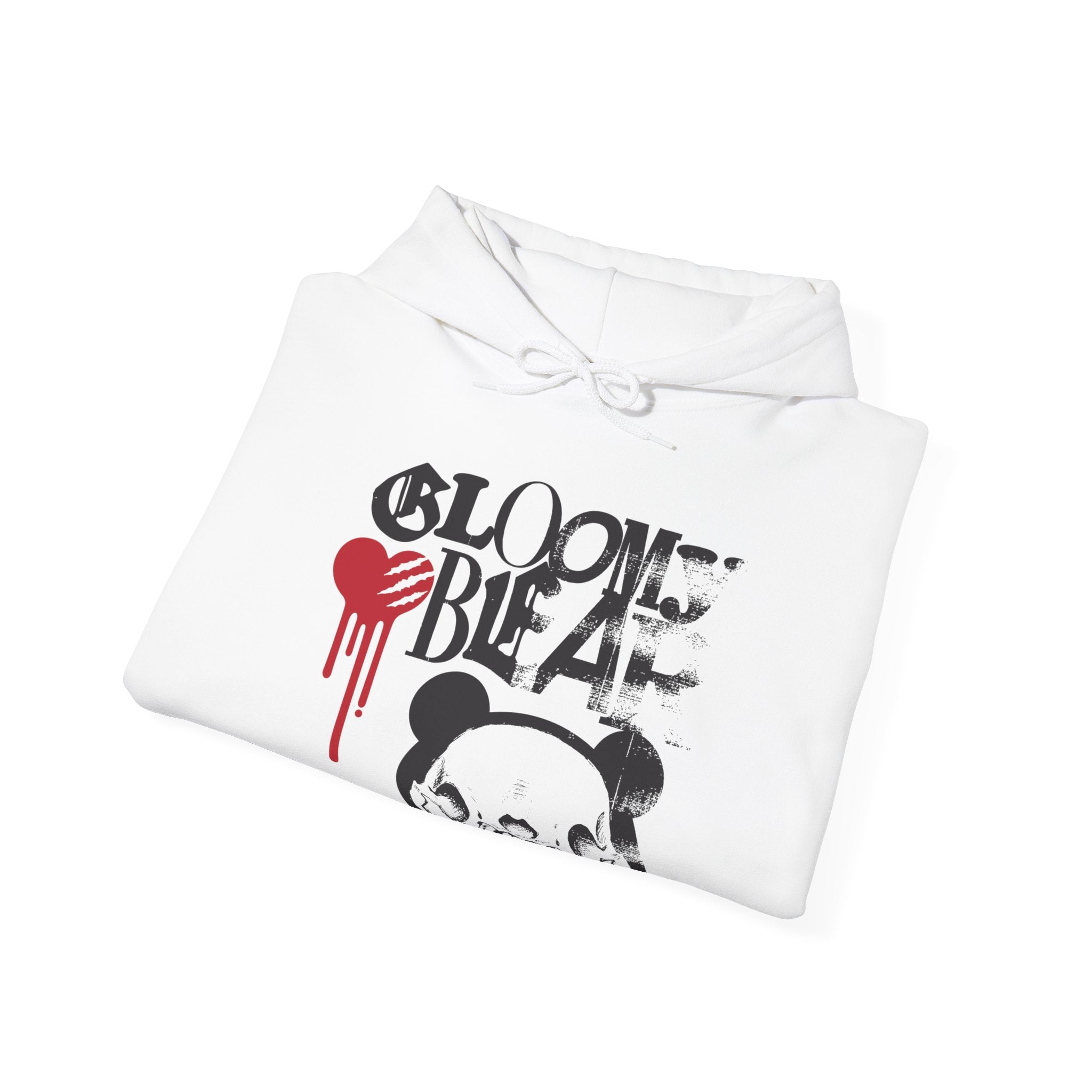 Gloomy Bear Skull Graffiti Hoodie