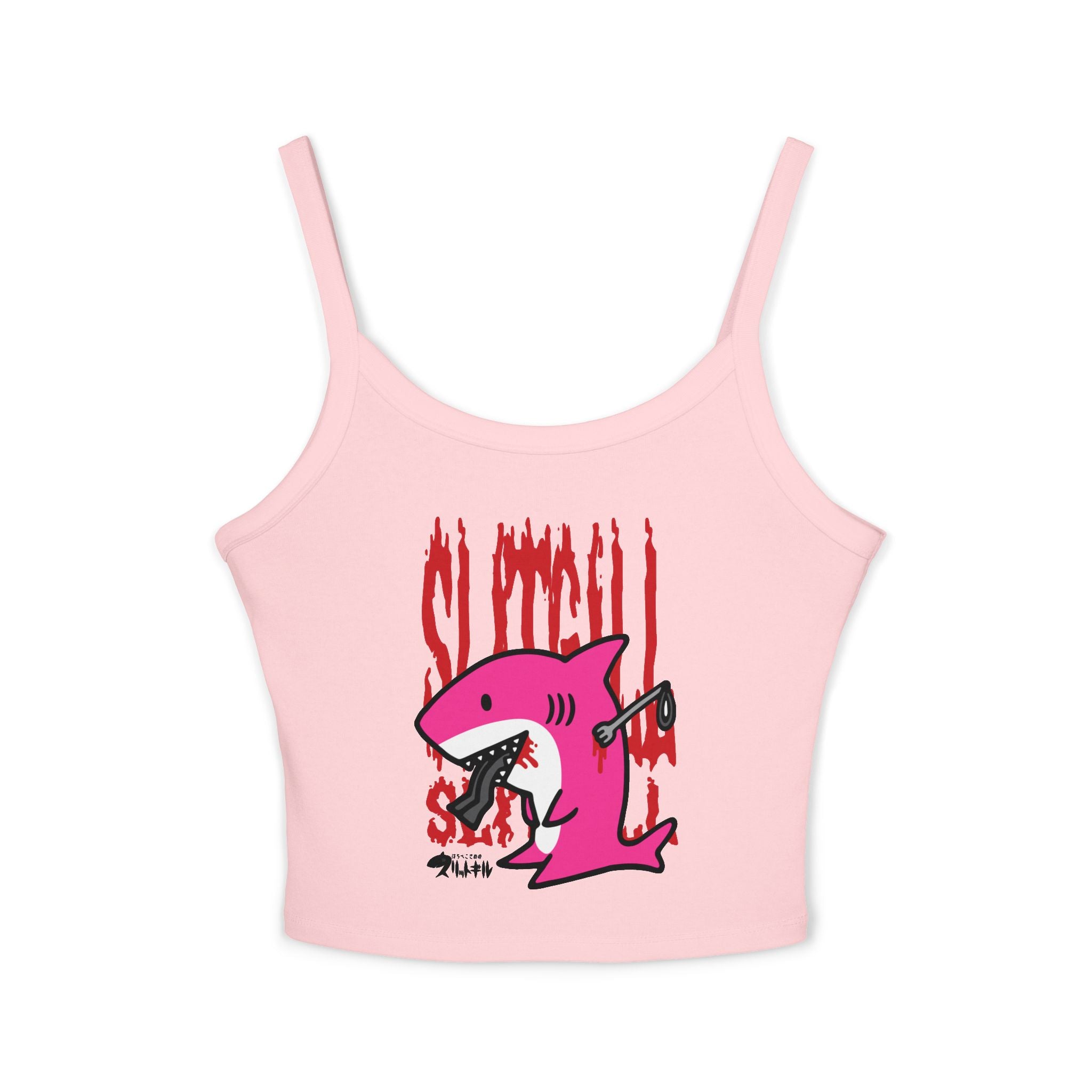 Slitgill Pink Spaghetti Strap Tank Top