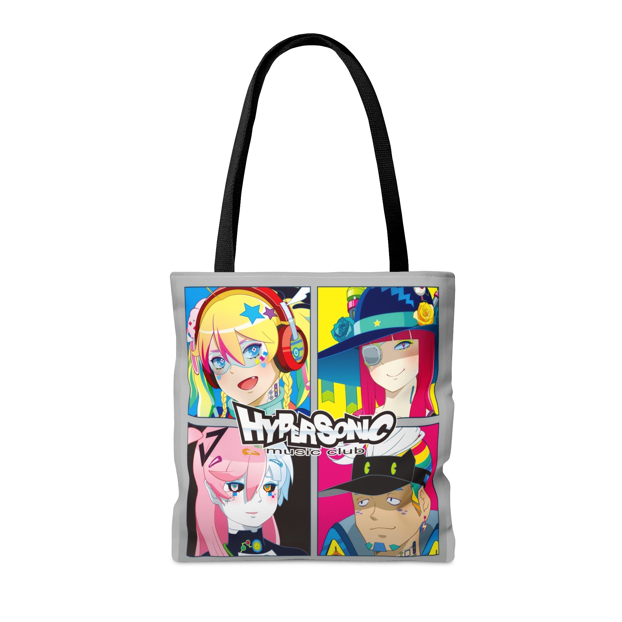 HYPERSONIC music club Characters Tote Bag