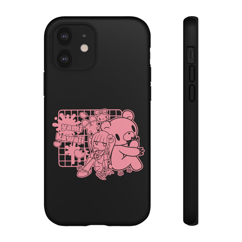 Menherachan X Gloomy Bear Yami Kawaii Phone Case
