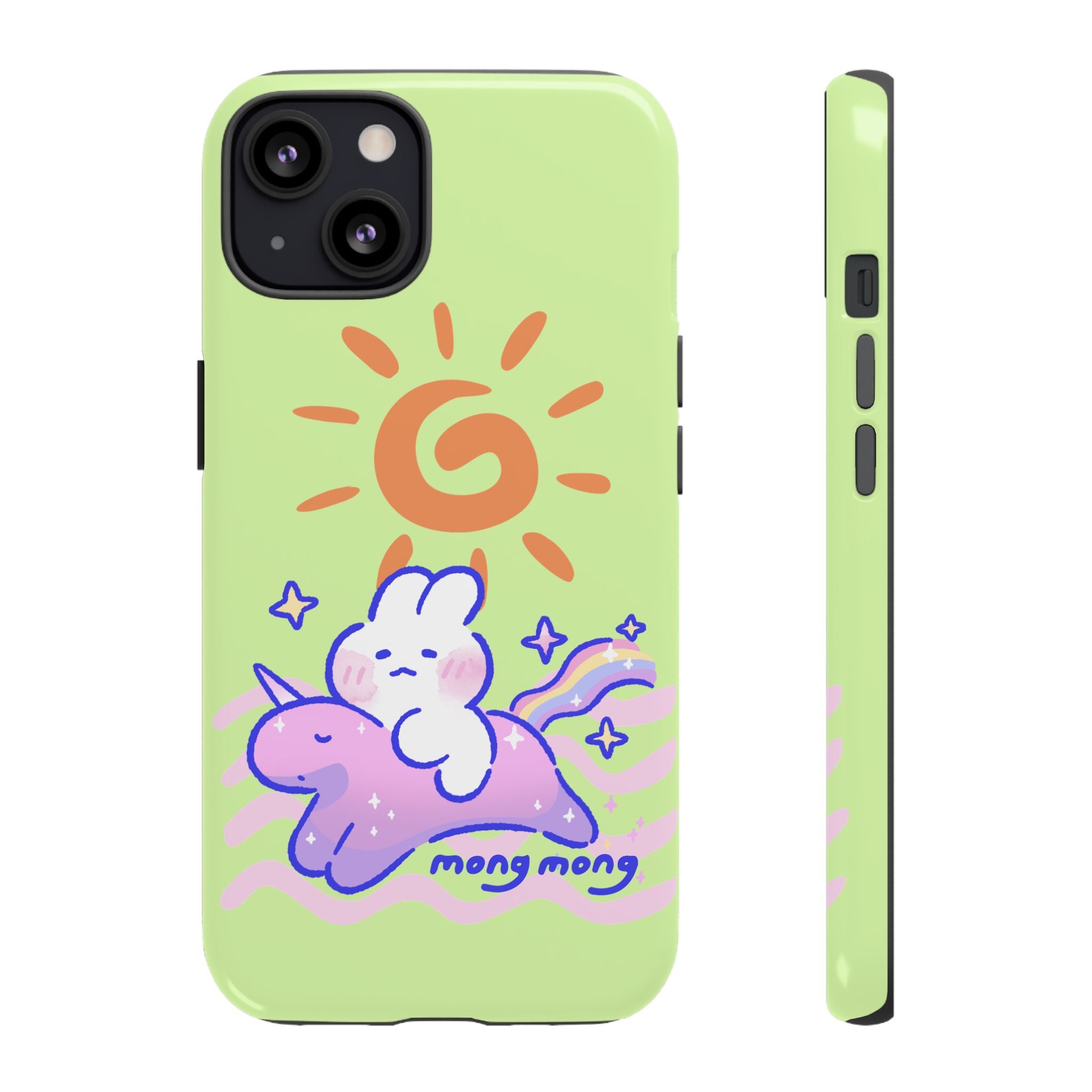 Lovely Mong Mong Ride a Unicorn Phone Case