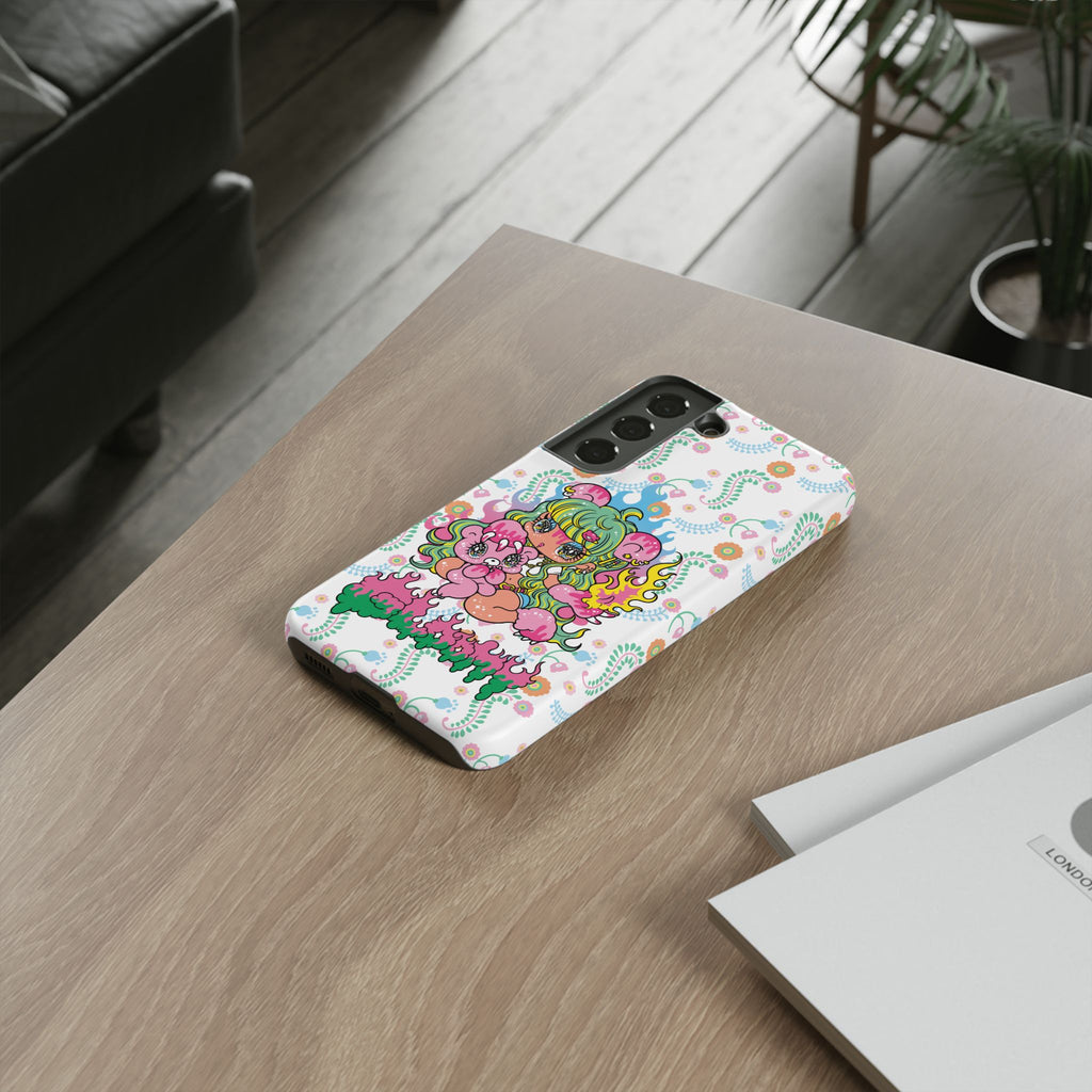 YURIE SEKIYA X GLOOMY BEAR ⭐️ FIRE GIRL PHONE CASE