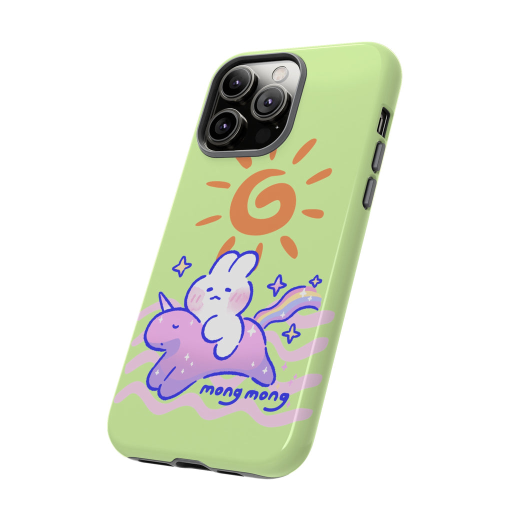 Lovely Mong Mong Ride a Unicorn Phone Case