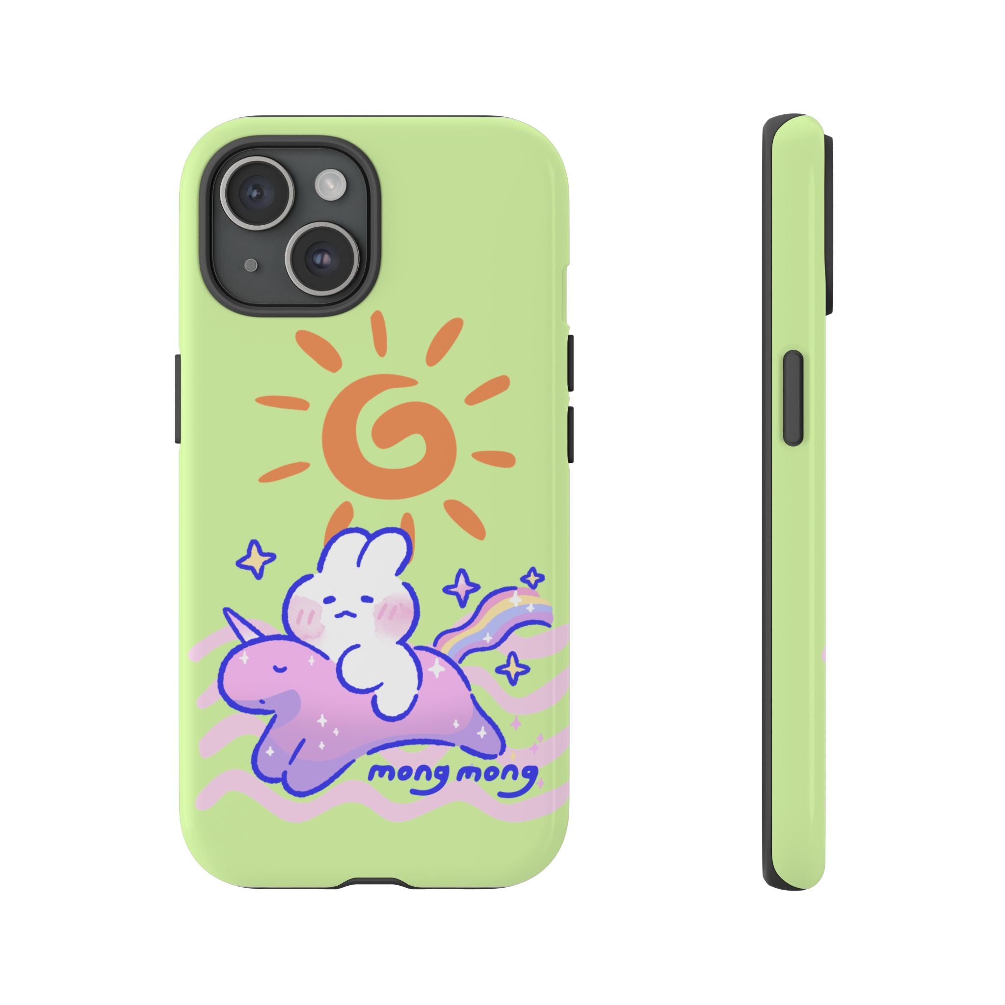 Lovely Mong Mong Ride a Unicorn Phone Case