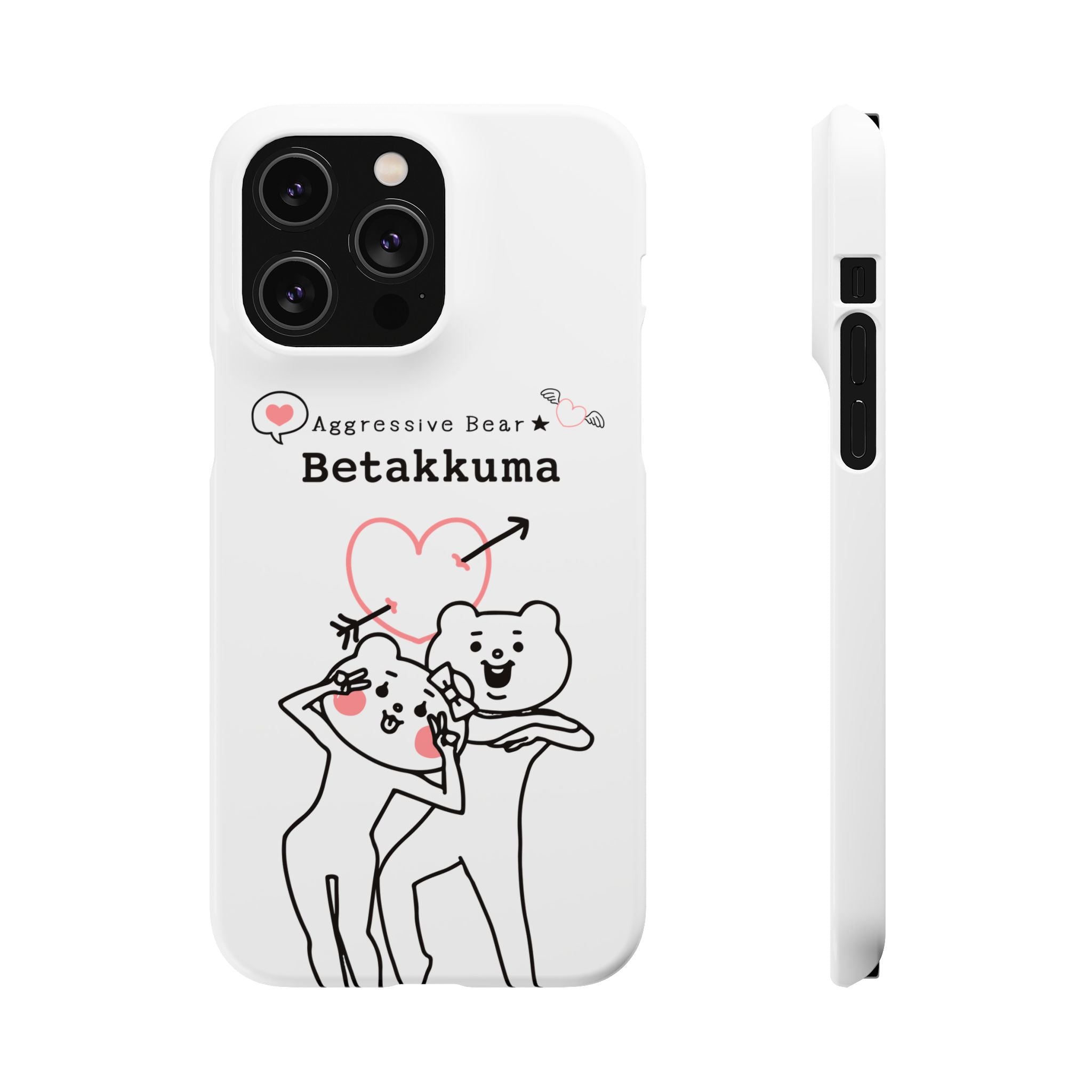 Betakkuma Arrow Heart Phone Case