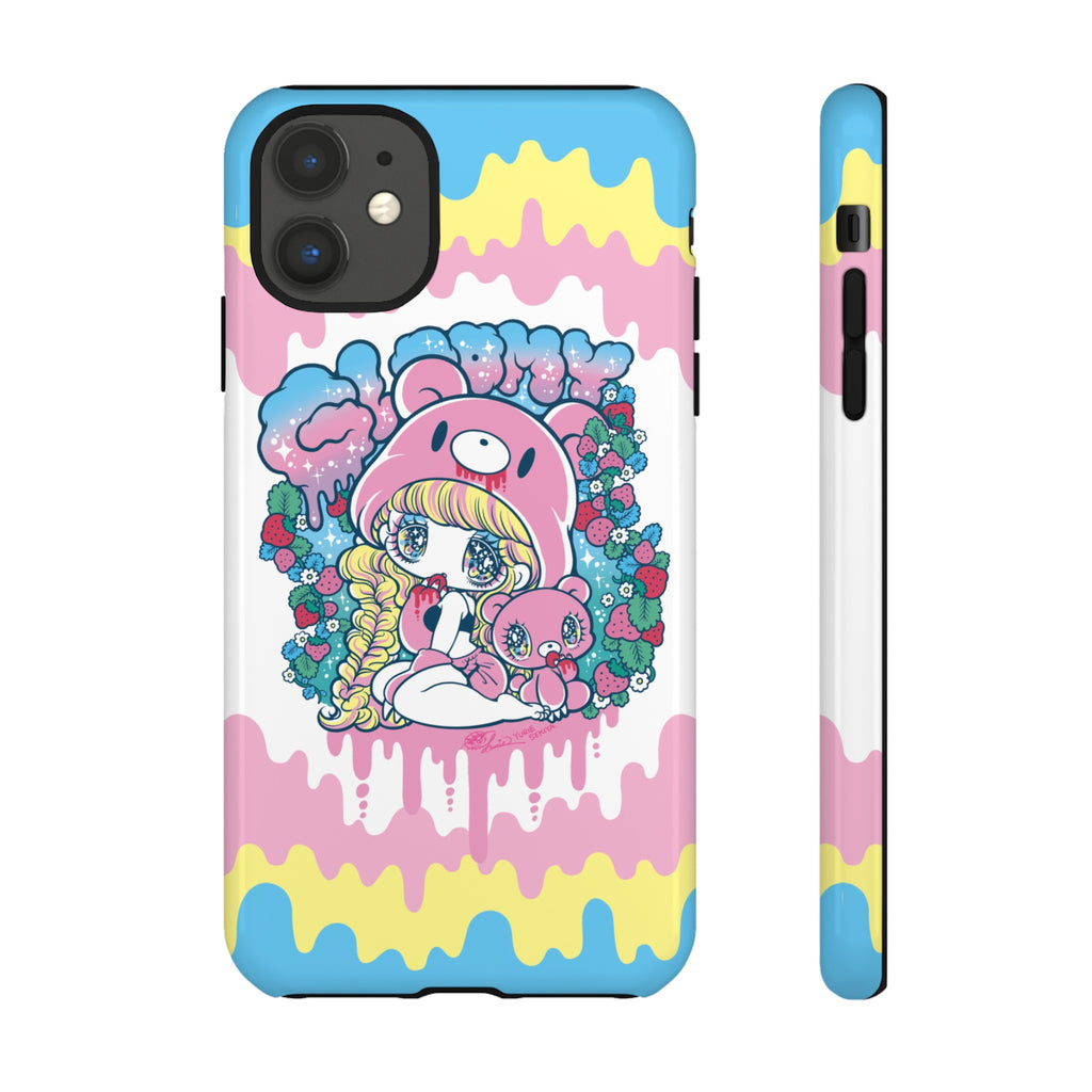 Yurie Sekiya x Gloomy Bear ⭐️ Gloomy-Girl Strawberry Phone Case