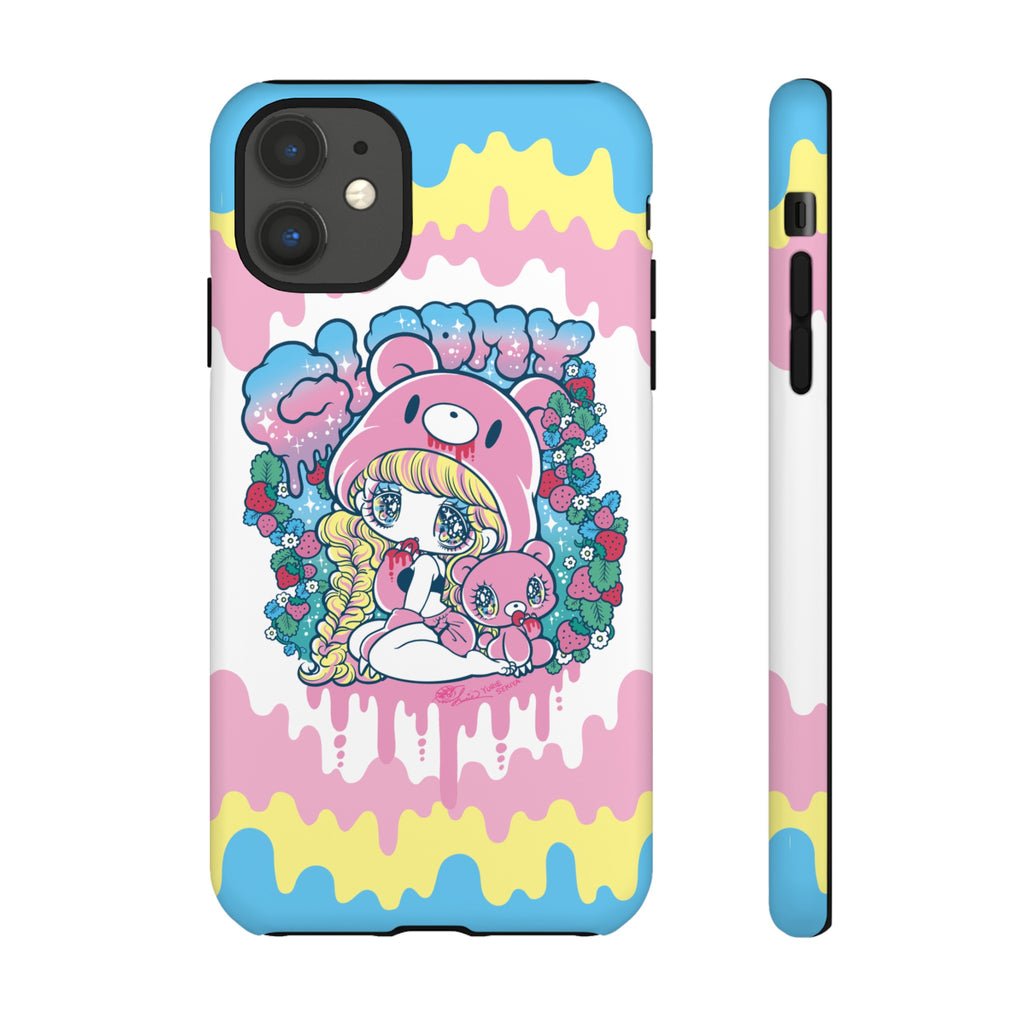 Yurie Sekiya x Gloomy Bear ⭐️ Gloomy-Girl Strawberry Phone Case