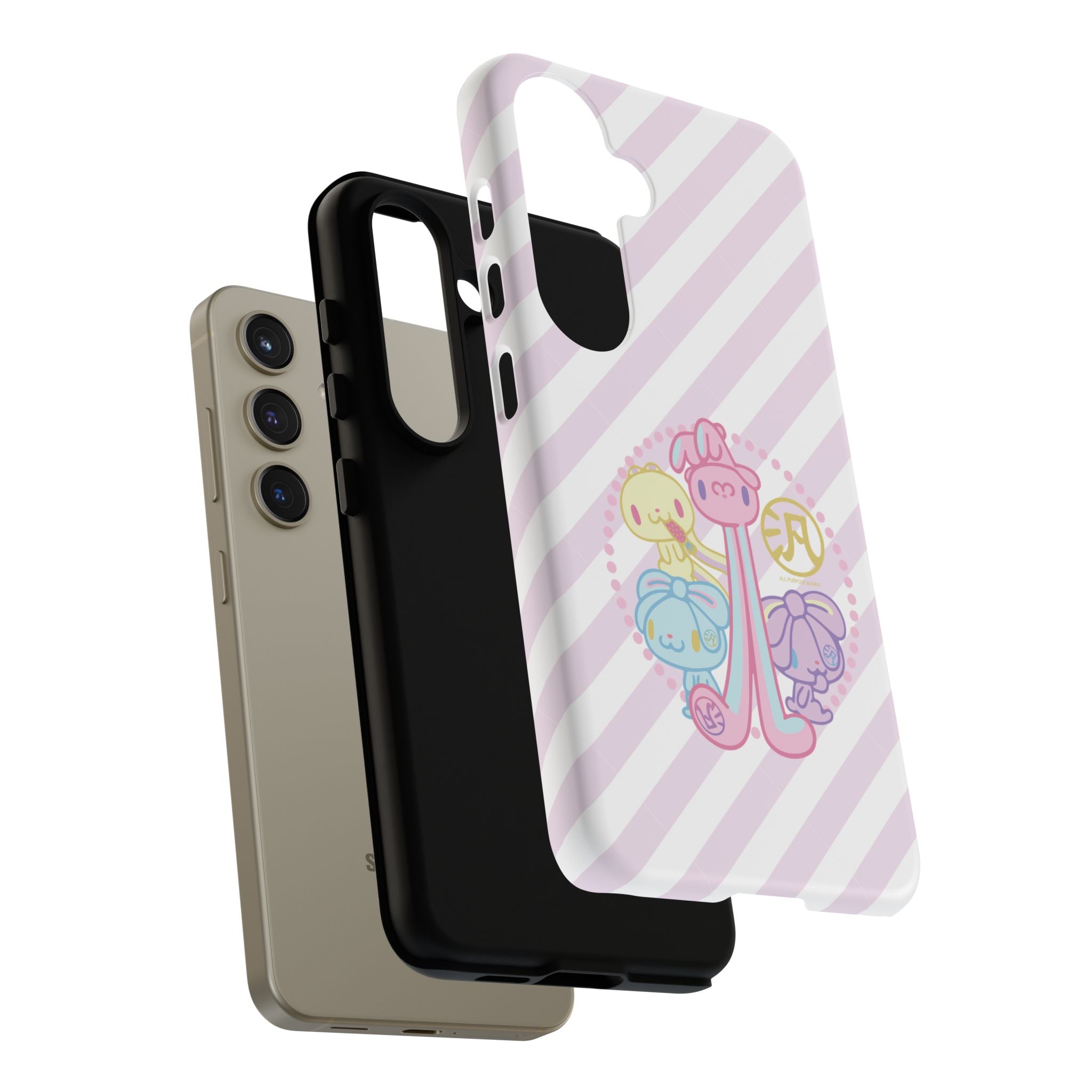 All Purpose Bunny Group Pastel Phone Case