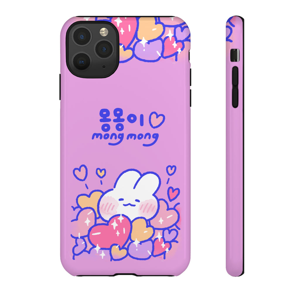 Lovely Mong Mong Heart Bath Phone Case