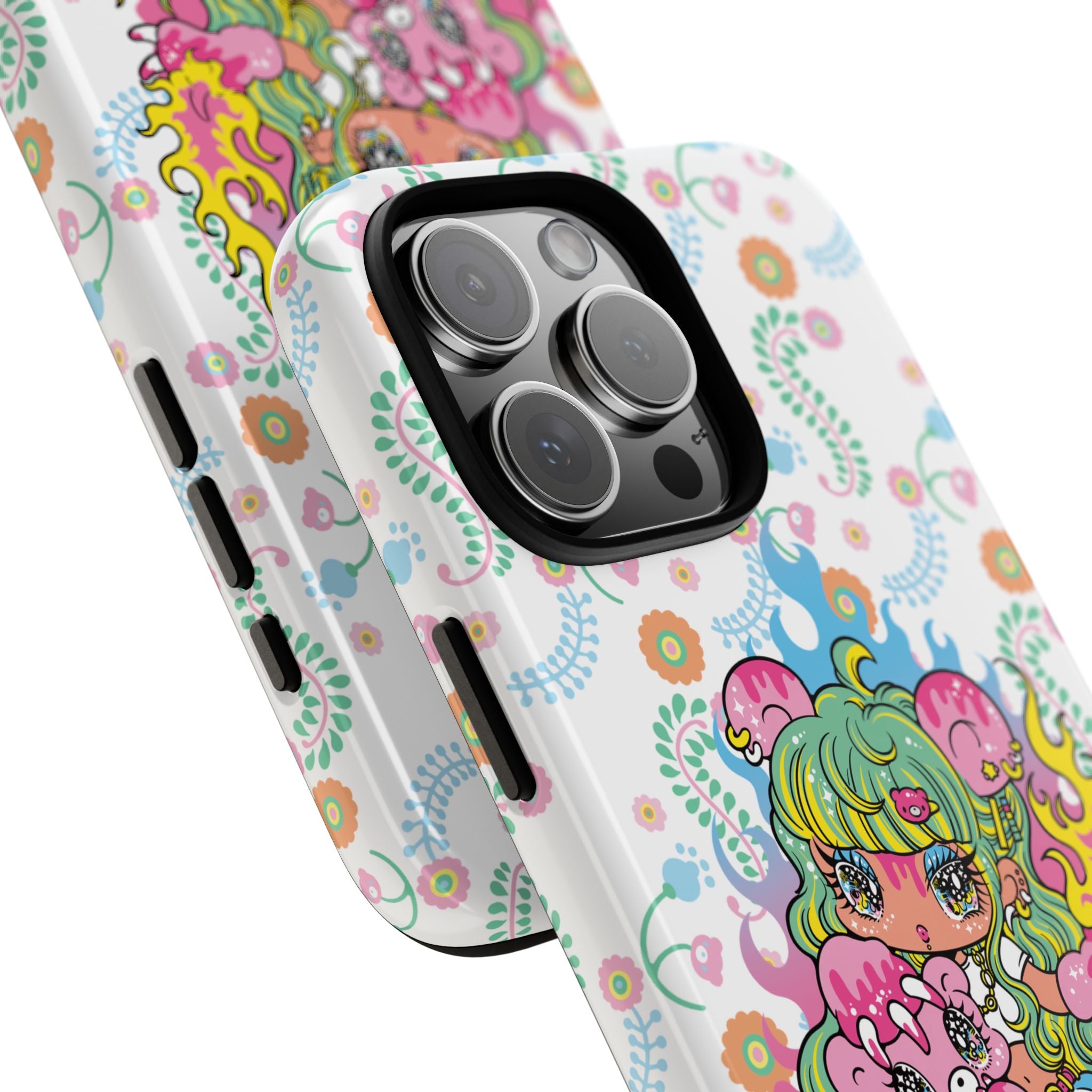 YURIE SEKIYA X GLOOMY BEAR ⭐️ FIRE GIRL PHONE CASE