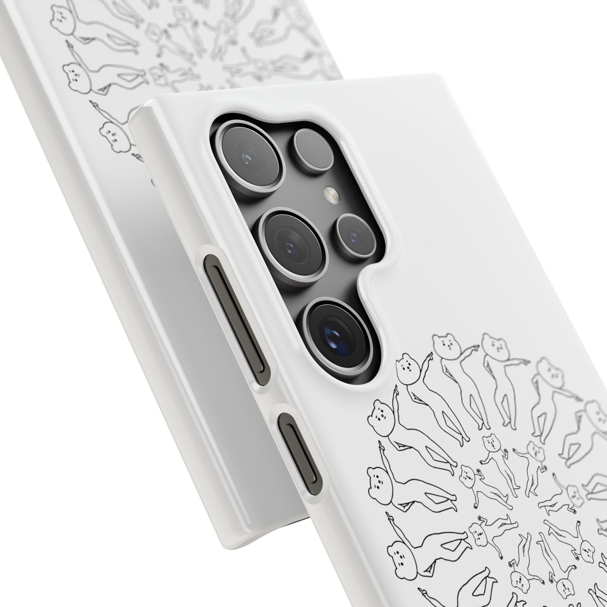 Betakkuma Swirl Pattern Phone Case