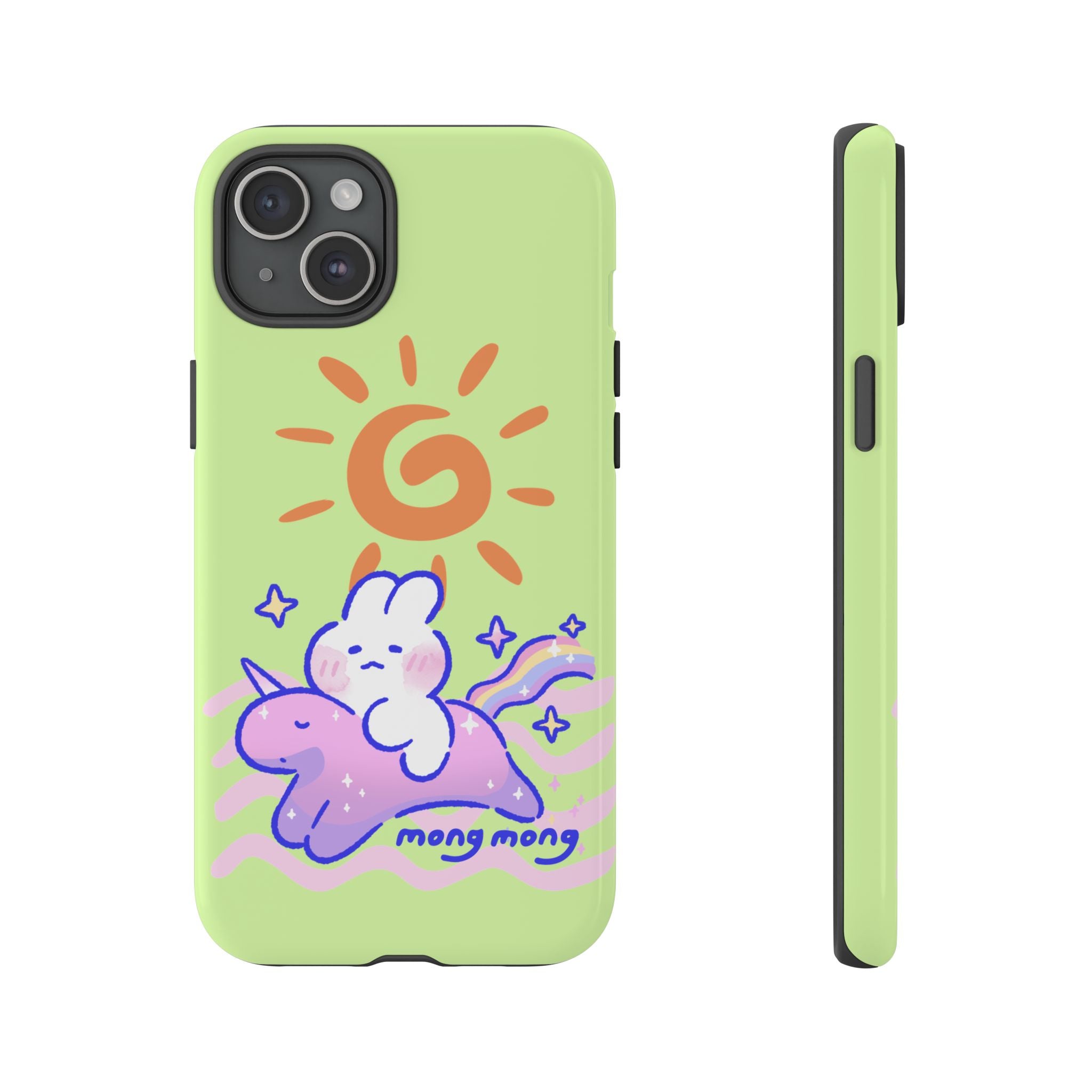 Lovely Mong Mong Ride a Unicorn Phone Case