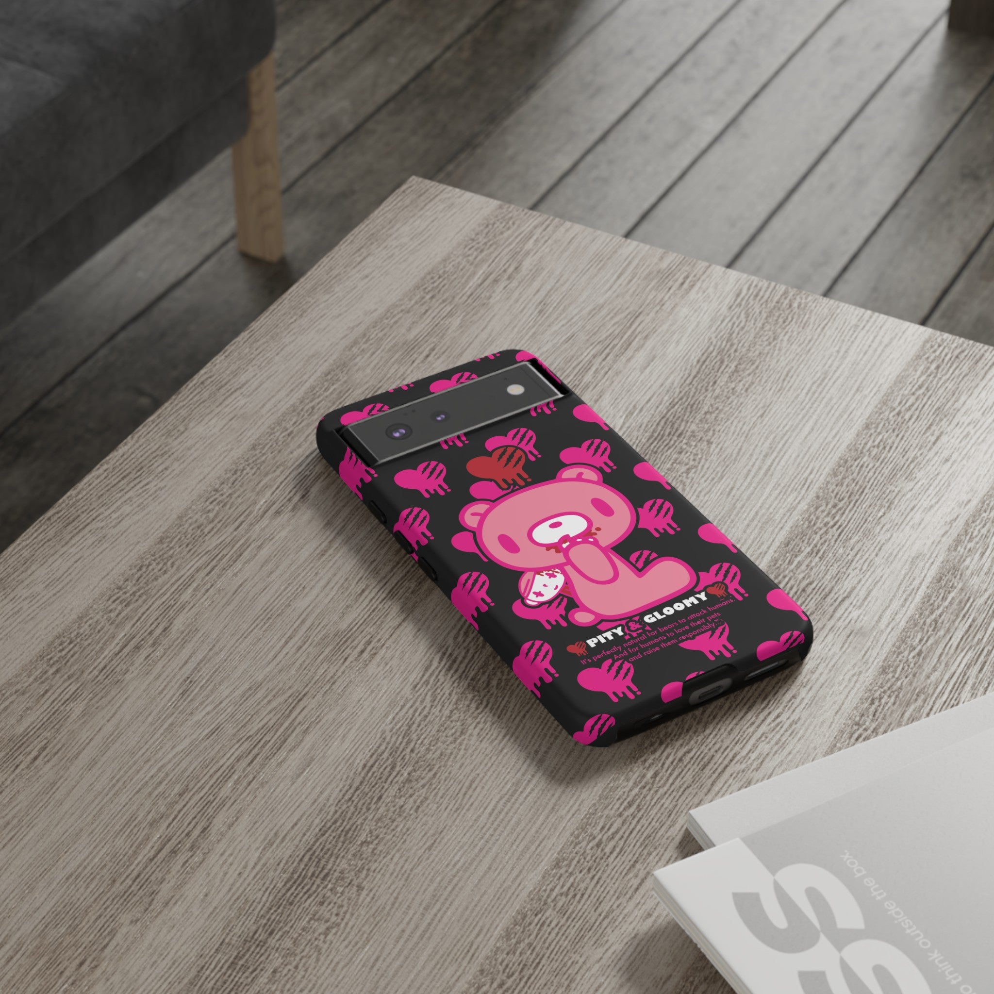 Gloomy Bear Pink Phone Case