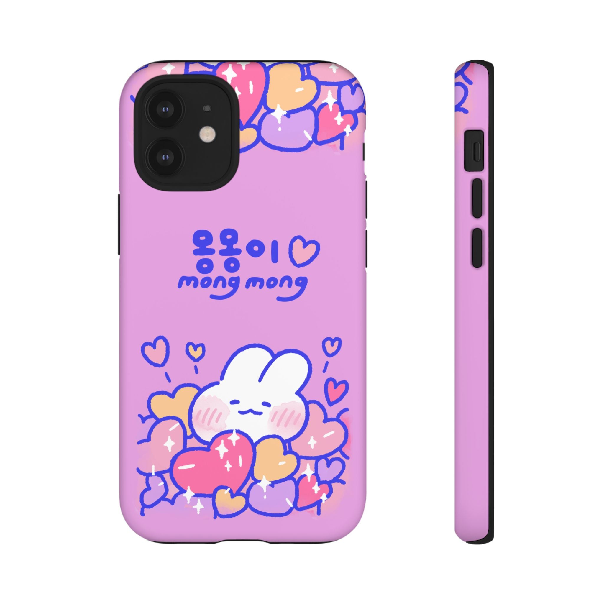 Lovely Mong Mong Heart Bath Phone Case
