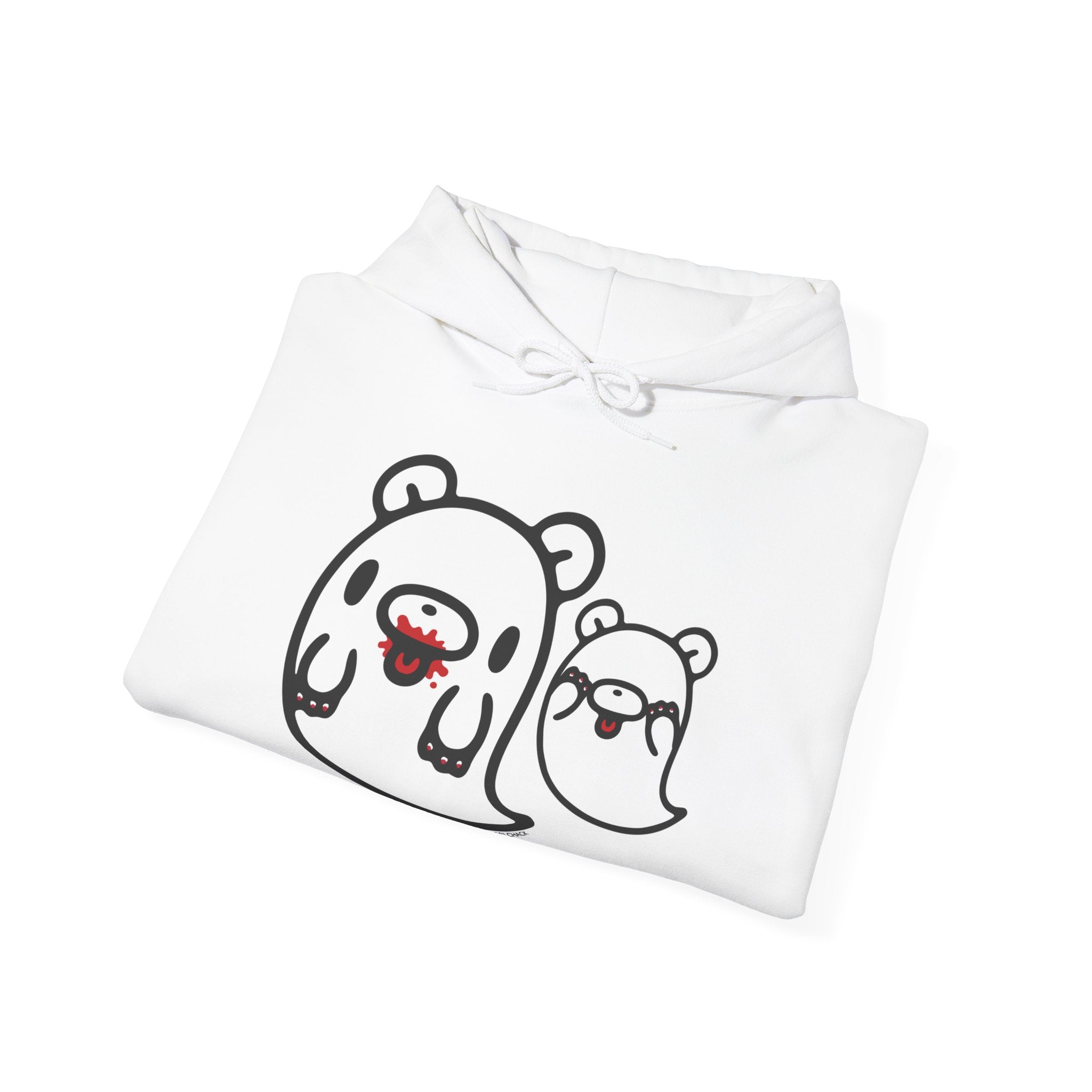 Halloween Ghostie Gloomy Bear - Traditional Hoodie