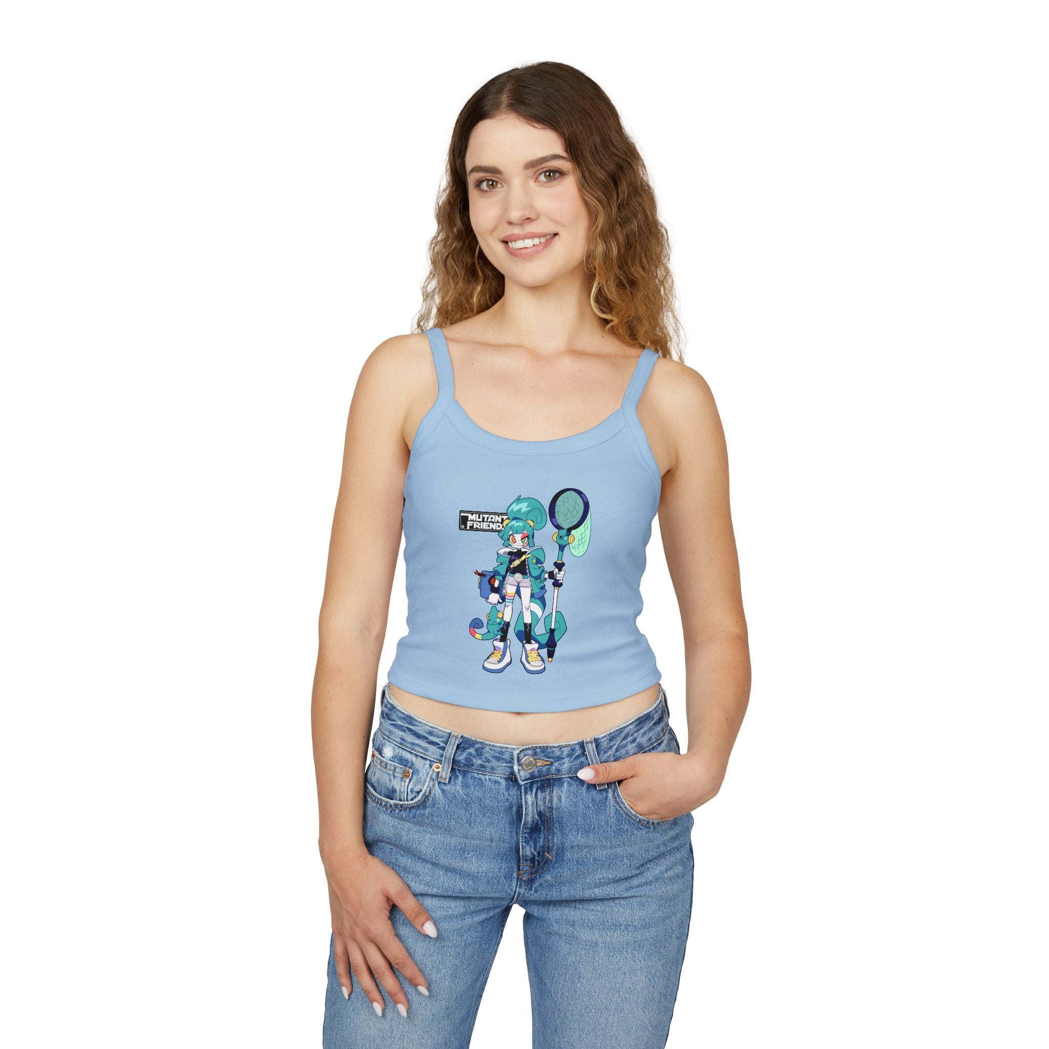 NelNal Mutant friends Spaghetti Strap Tank Top