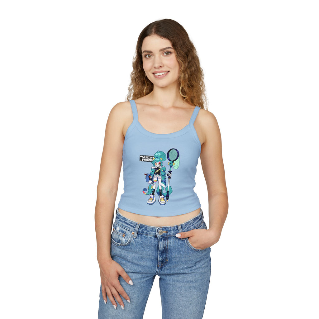 NelNal Mutant friends Spaghetti Strap Tank Top
