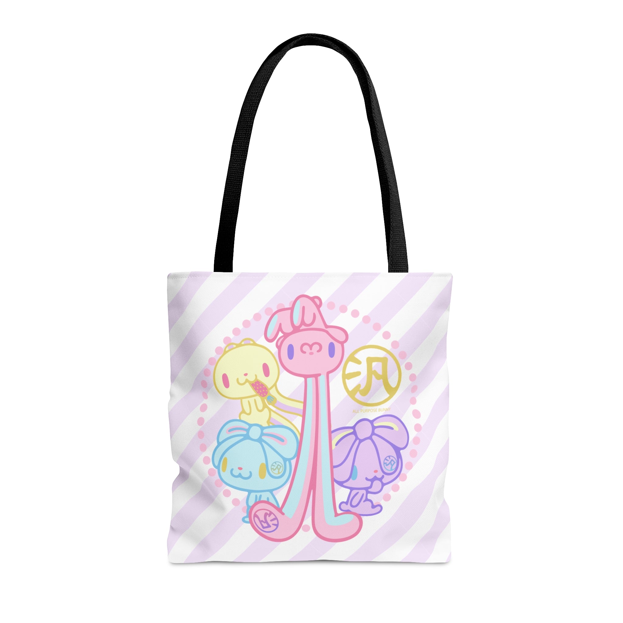 All Purpose Bunny Group Pastel Tote Bag