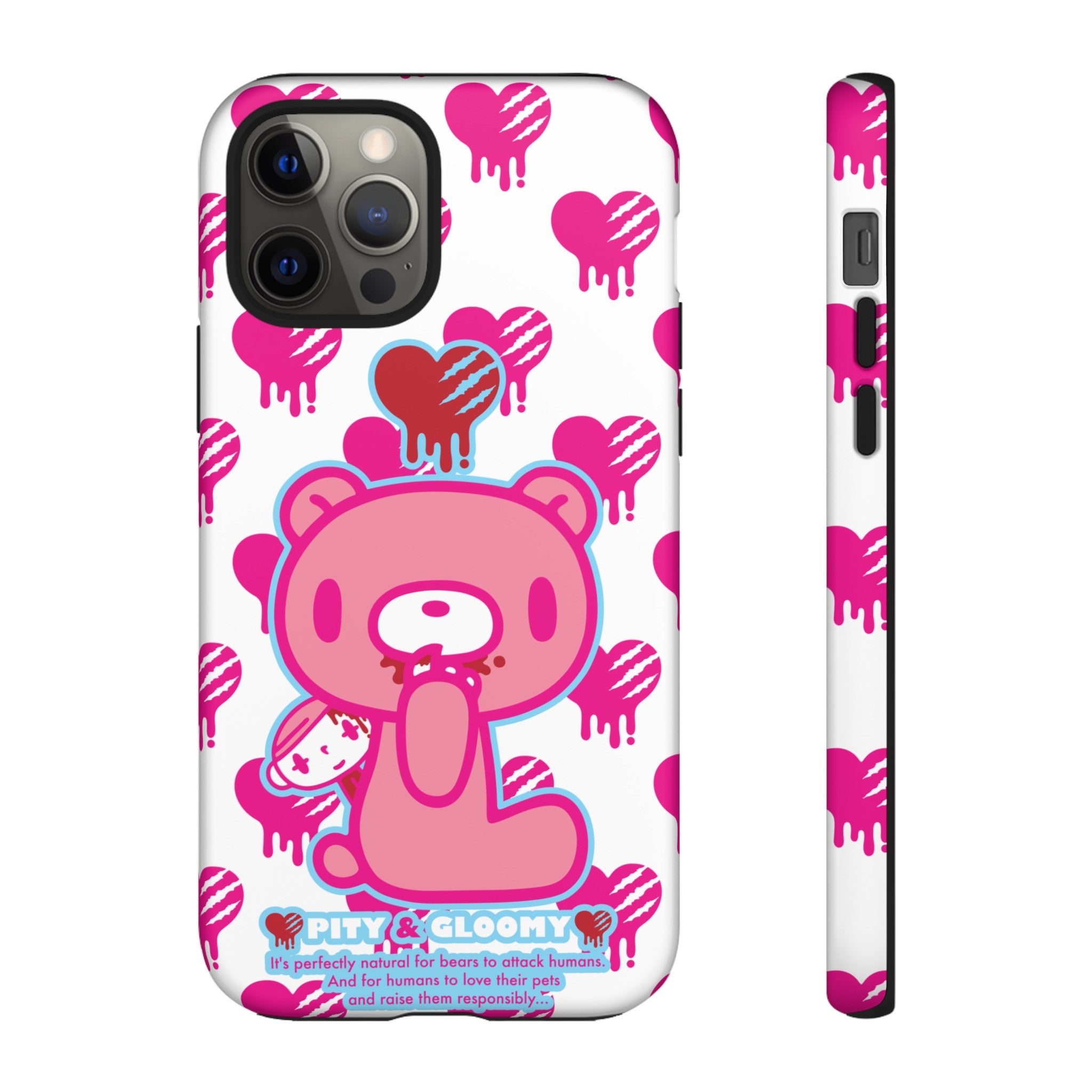 Gloomy Bear White Phone Case