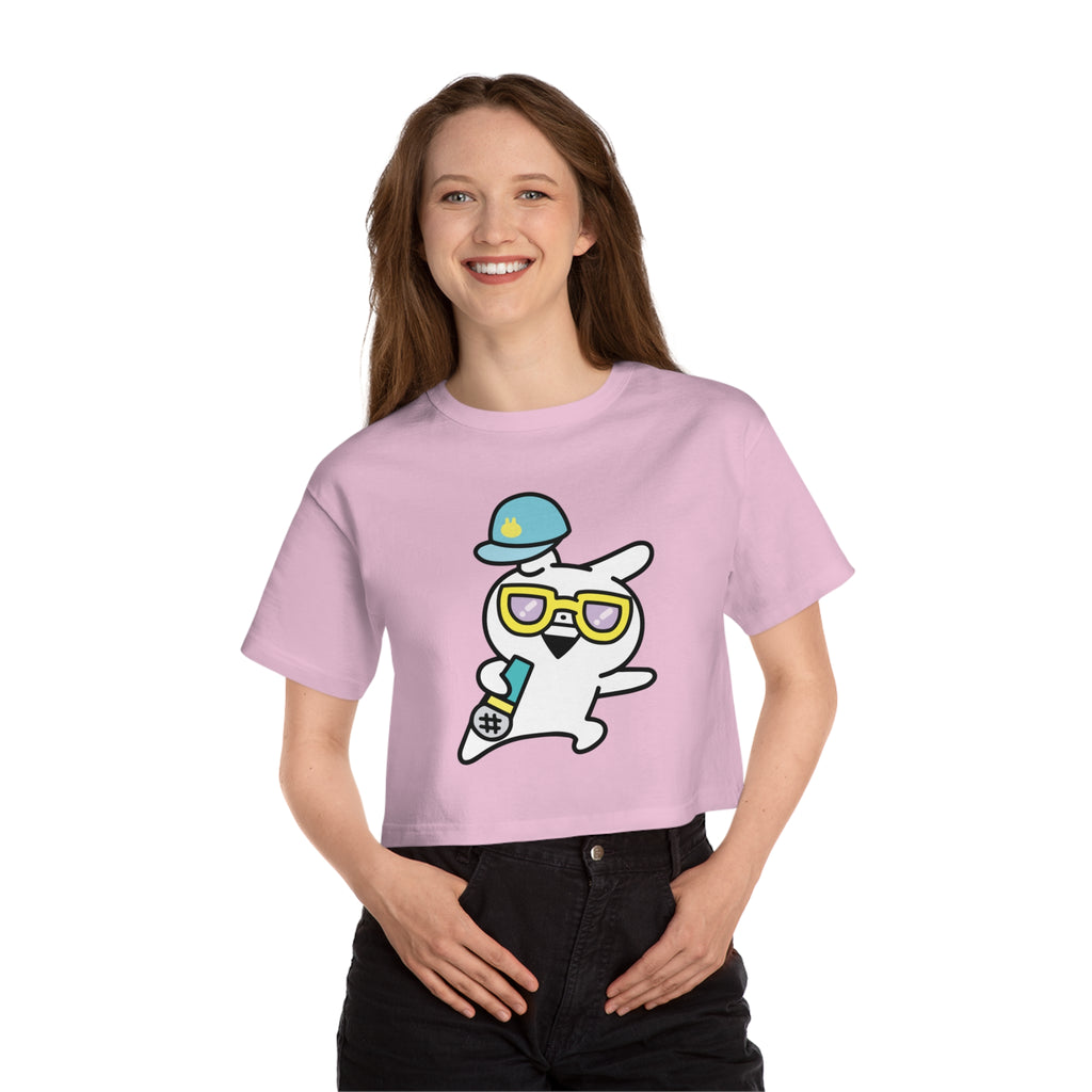 Usagyuuun T Champion Women's Heritage Cropped T-Shirt