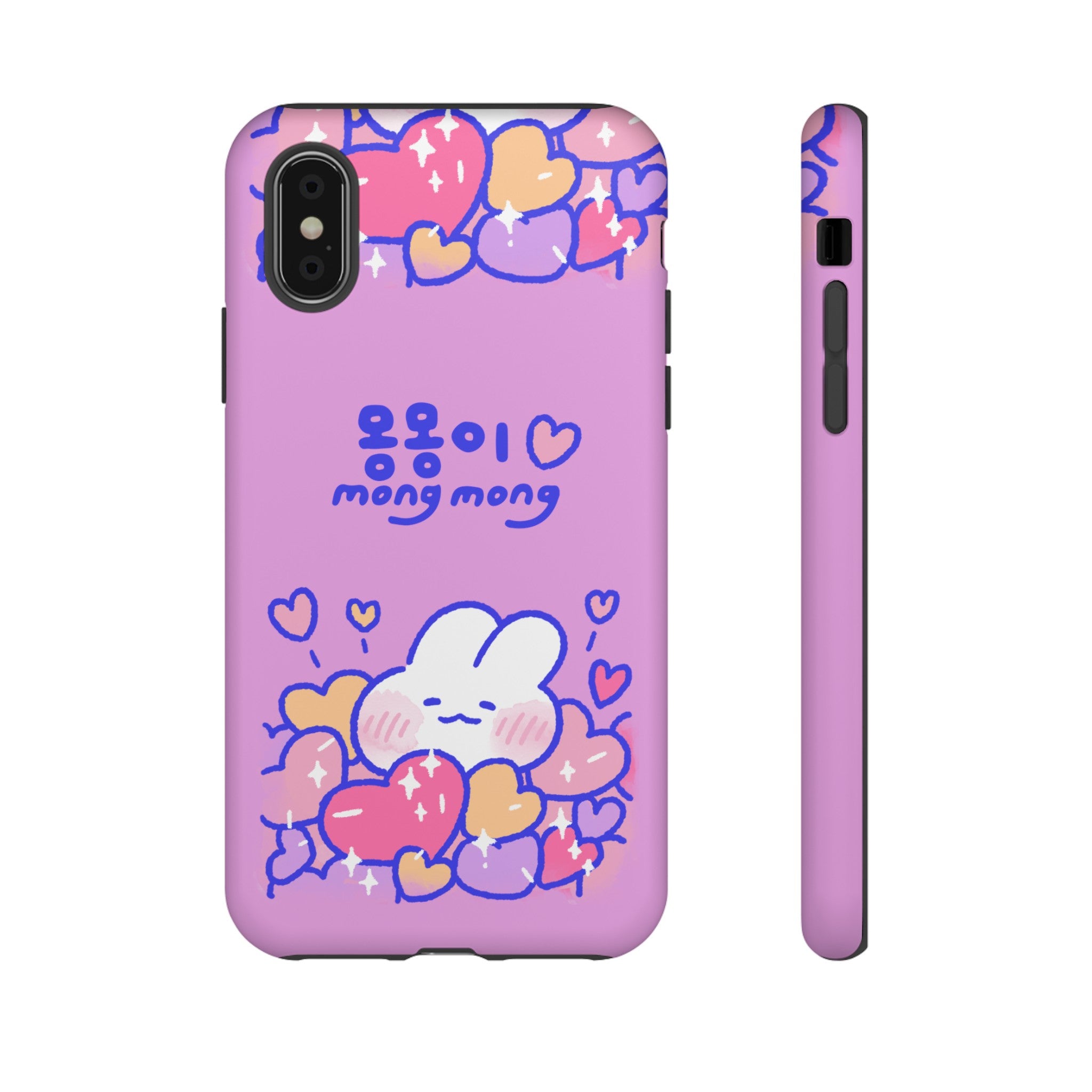 Lovely Mong Mong Heart Bath Phone Case