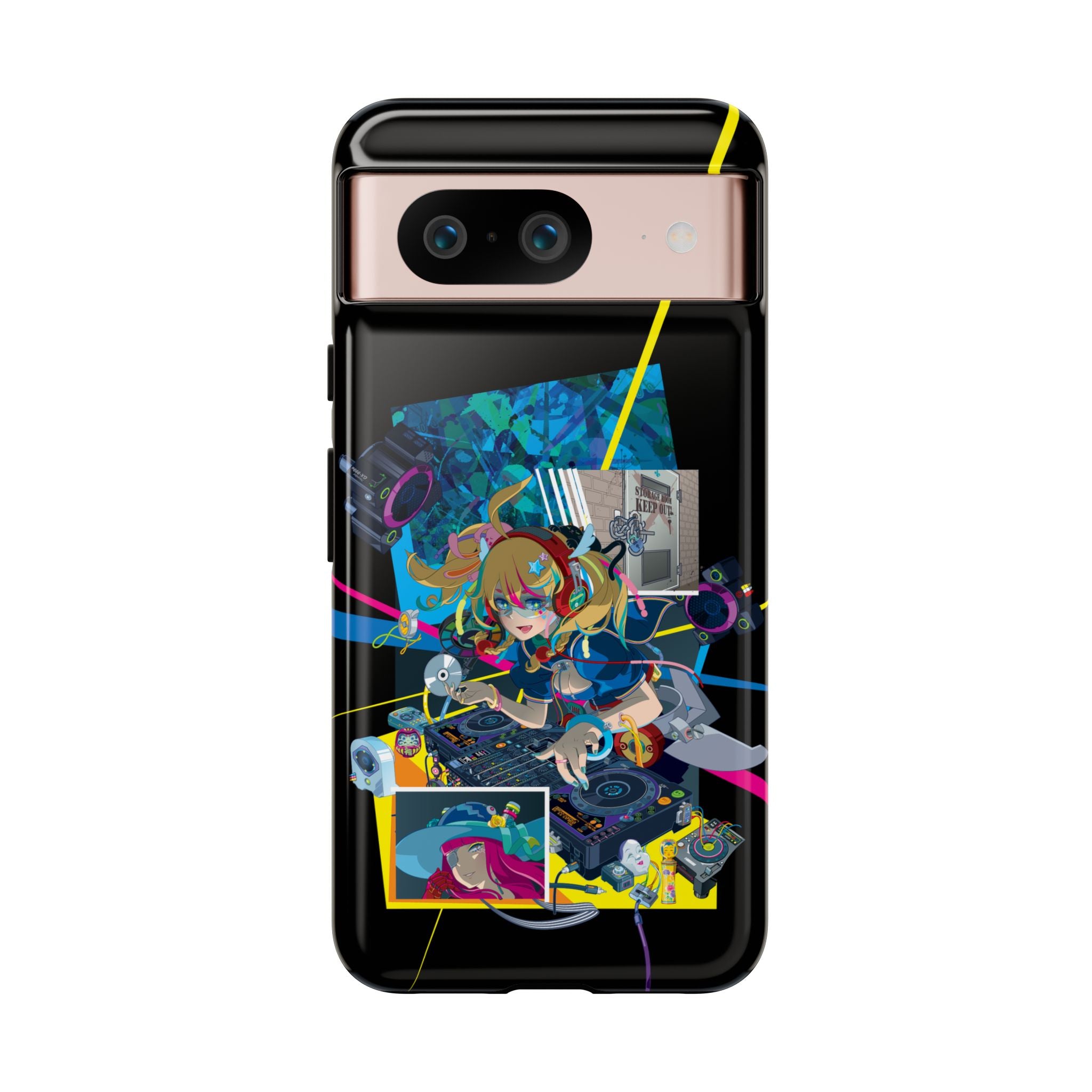HYPERSONIC music club DJ VAL - Tough Phone Case