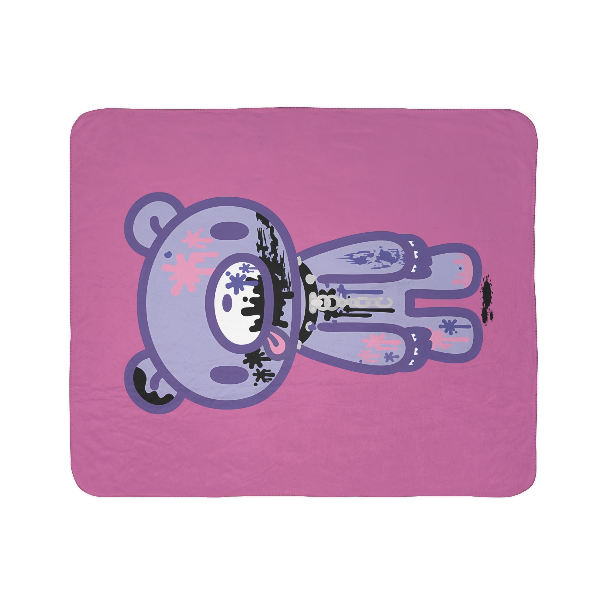 Gloomy Bear x DEDGRL6 "Yum Yum Jelly" Fleece Sherpa Blanket