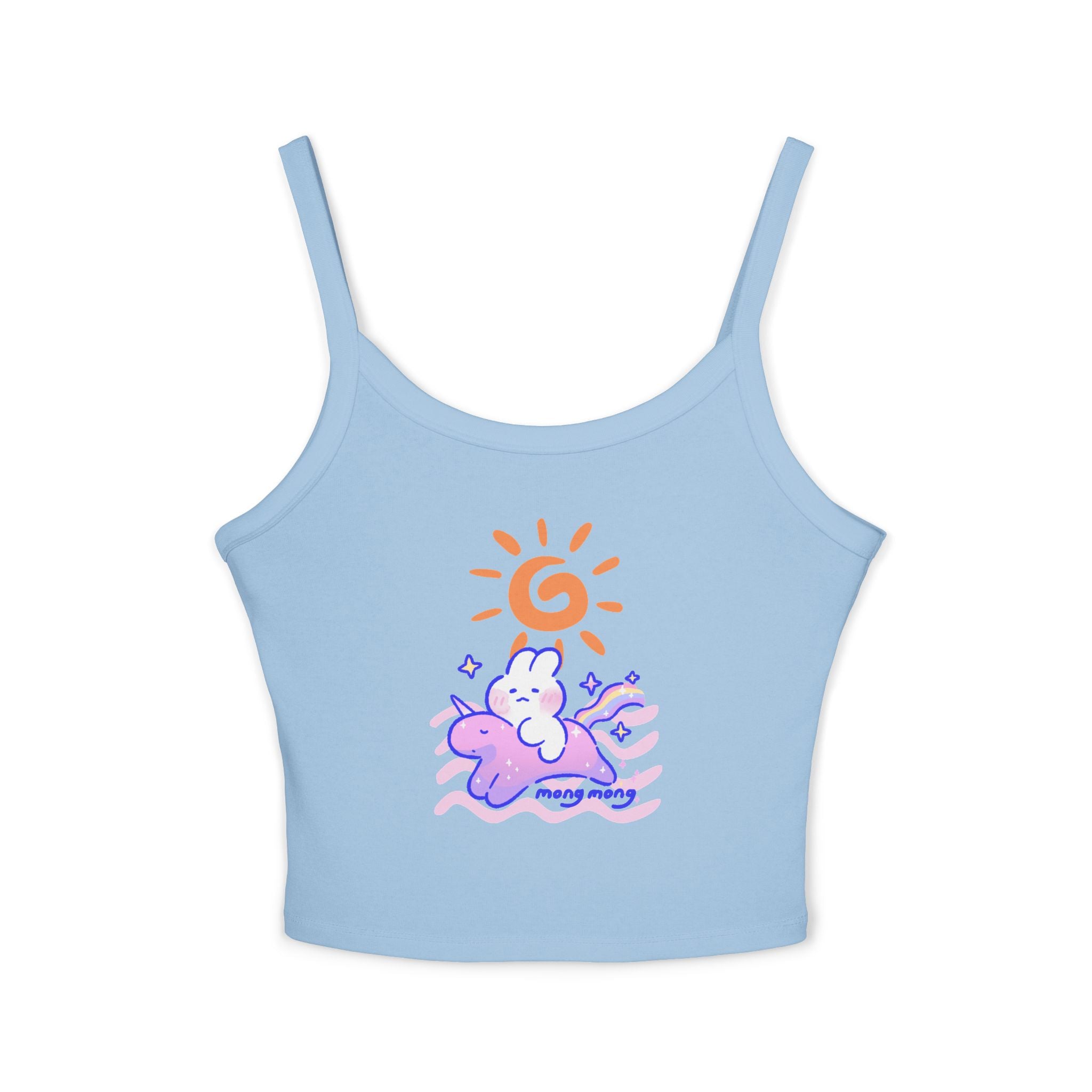 Lovely Mong Mong Spaghetti Strap Tank Top