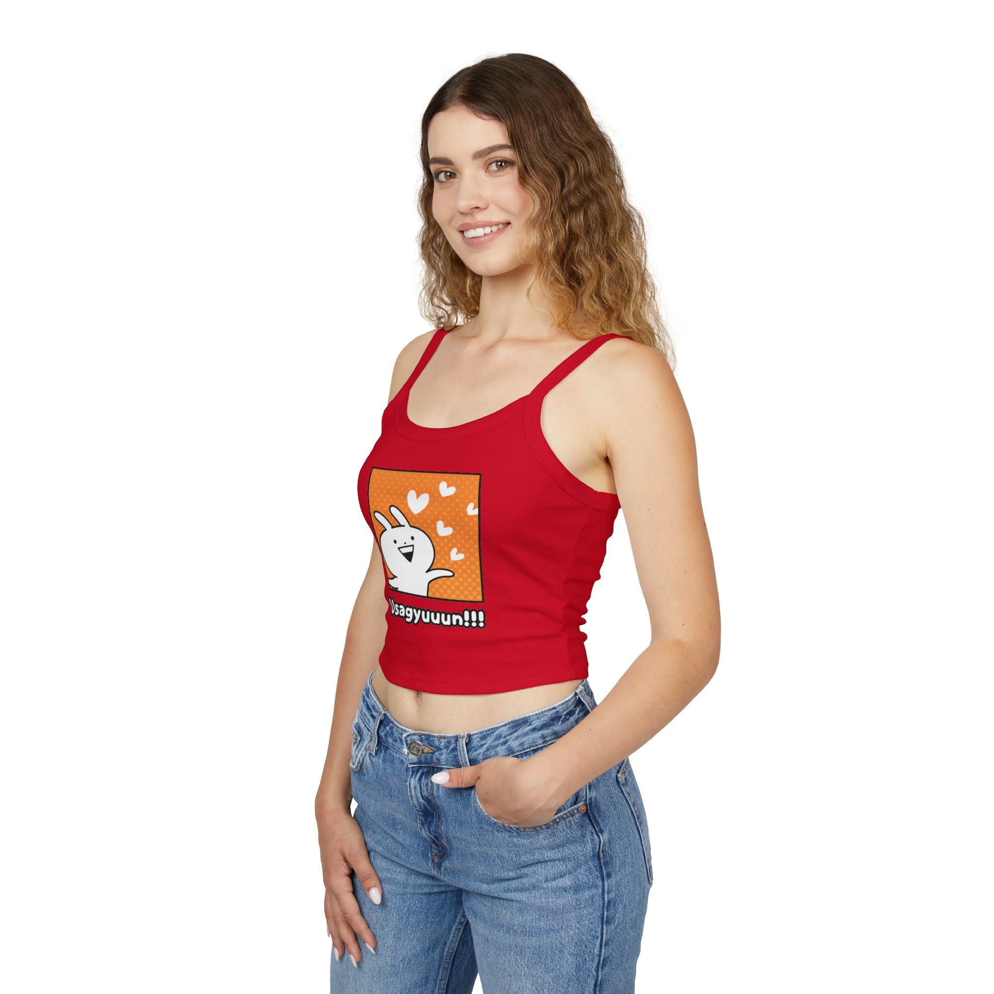 Usagyuuun Spaghetti Strap Tank Top