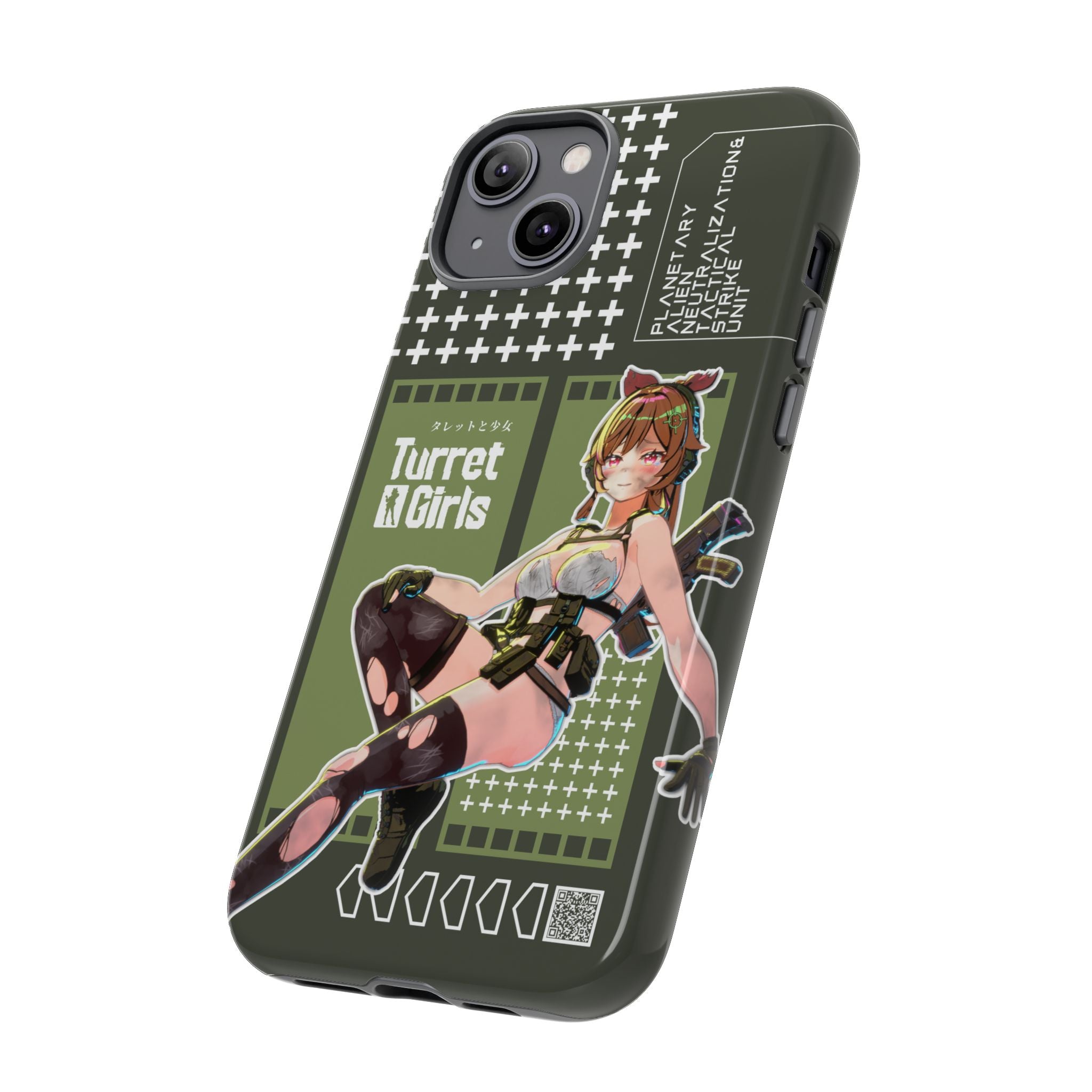 タレットガールズ - ぼろぼろのスマホケース