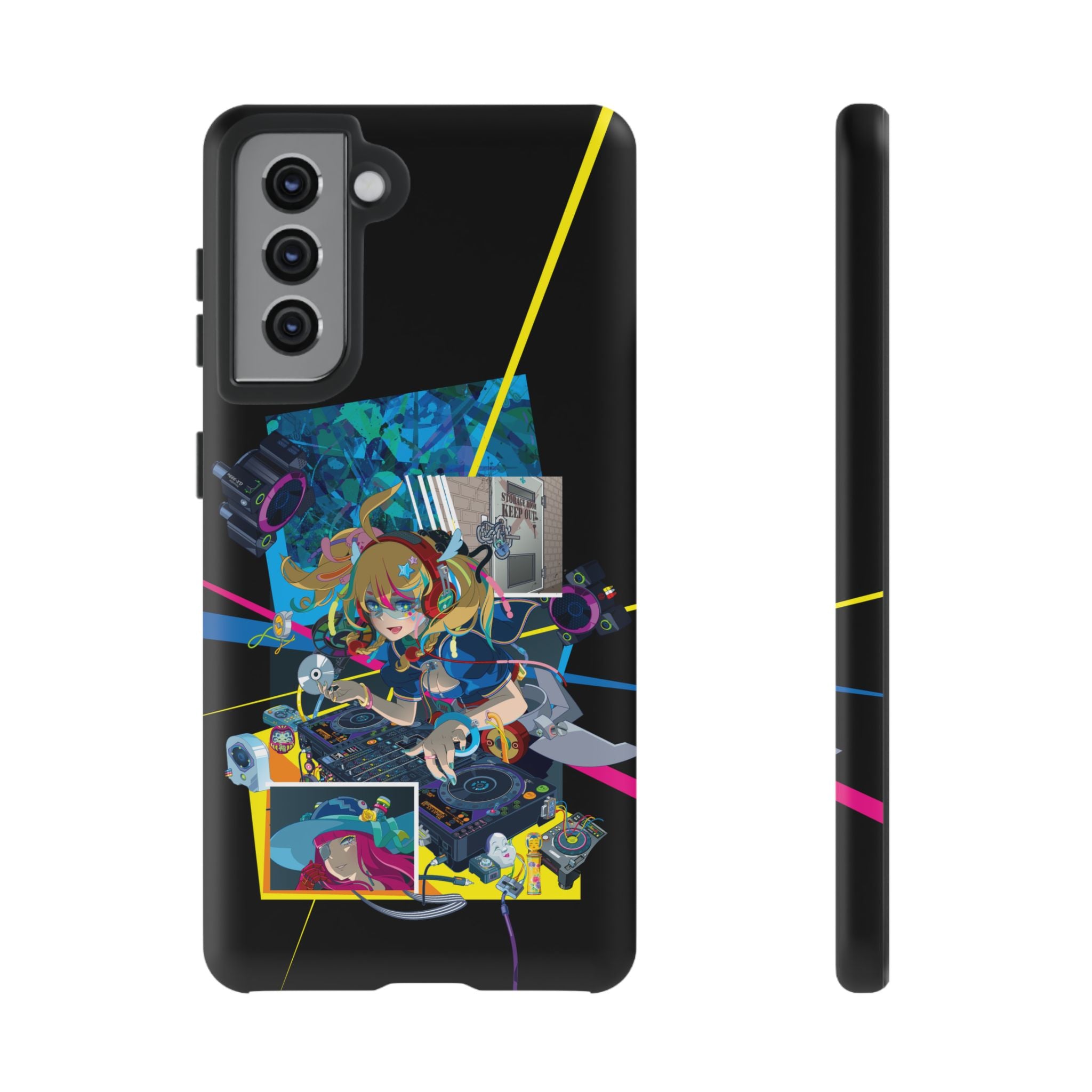 HYPERSONIC music club DJ VAL - Tough Phone Case