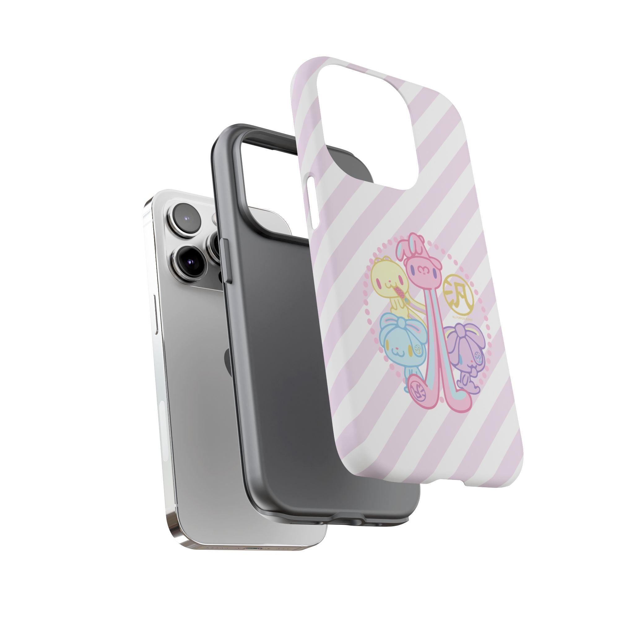 All Purpose Bunny Group Pastel Phone Case