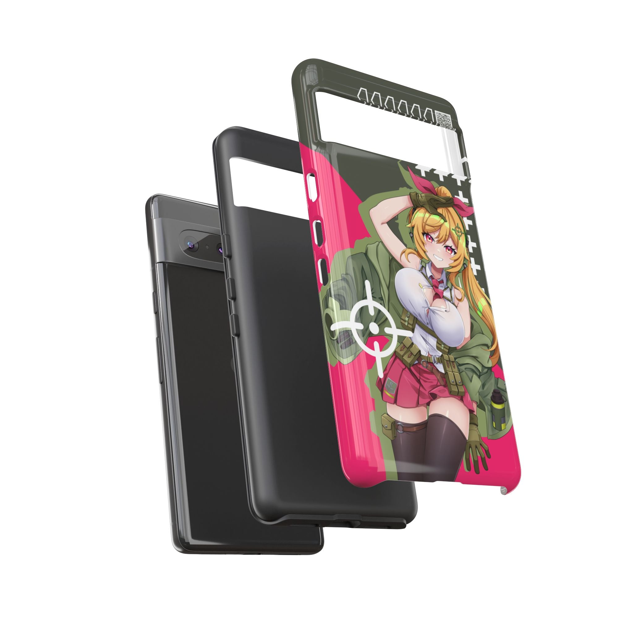 タレットガールズ - ロックオン スマホケース