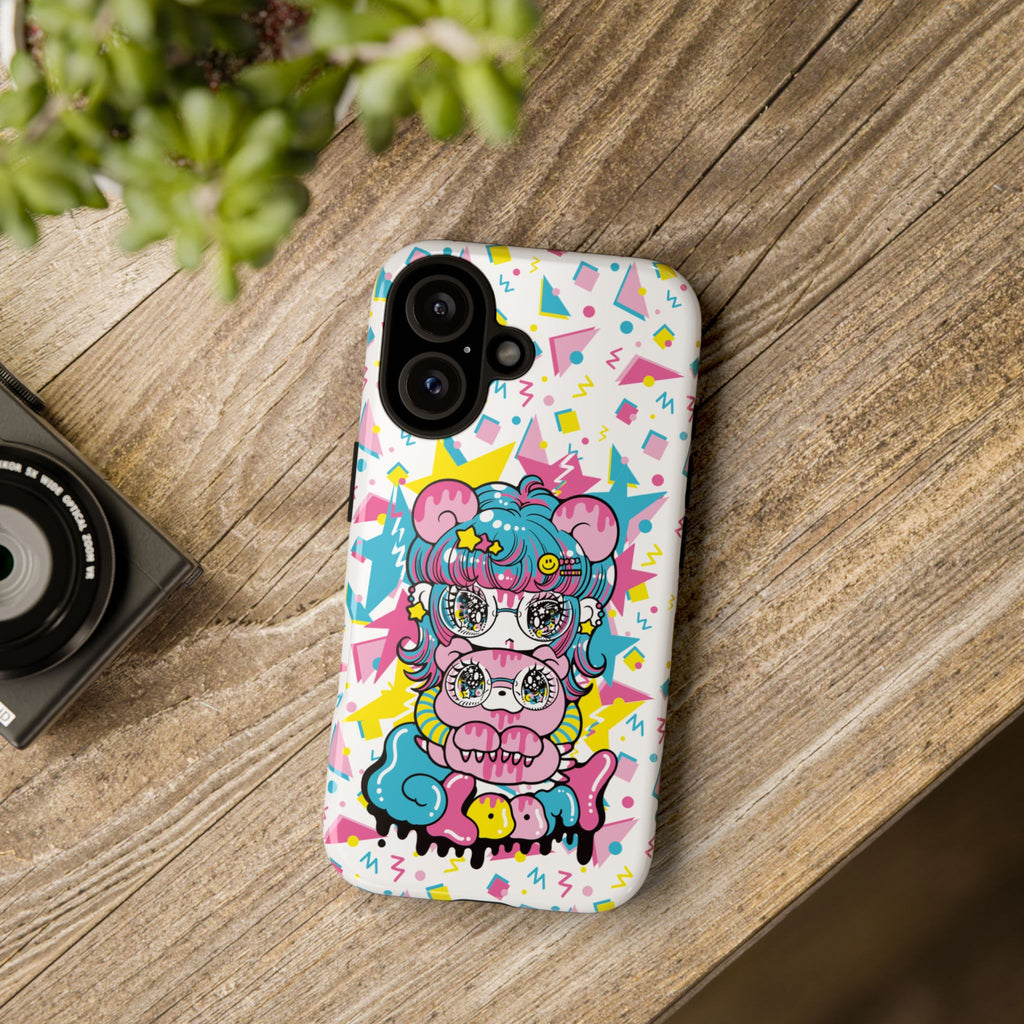 YURIE SEKIYA X GLOOMY BEAR ⭐️ FIRE GIRL PHONE CASE