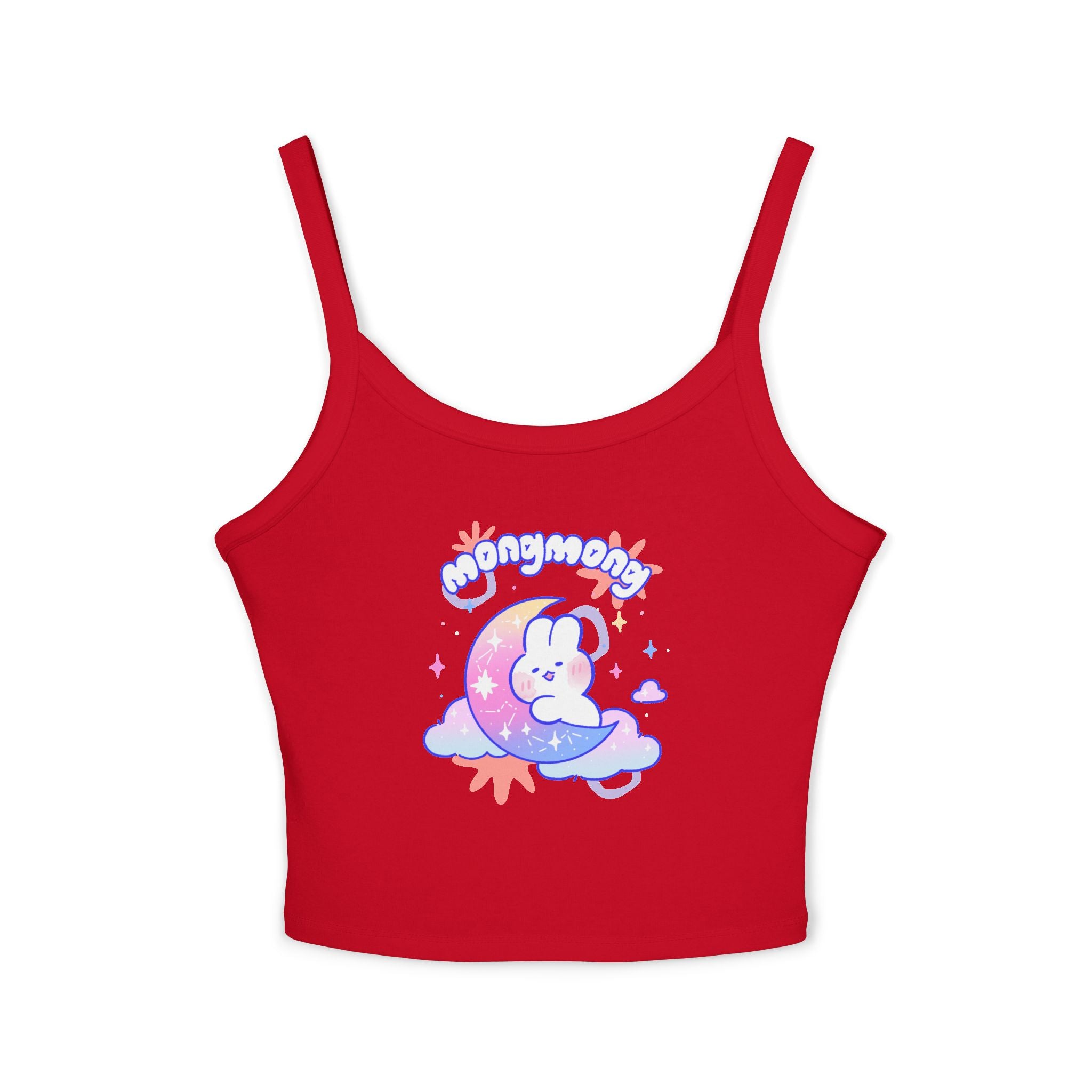 Lovely Mong Mong Spaghetti Strap Tank Top