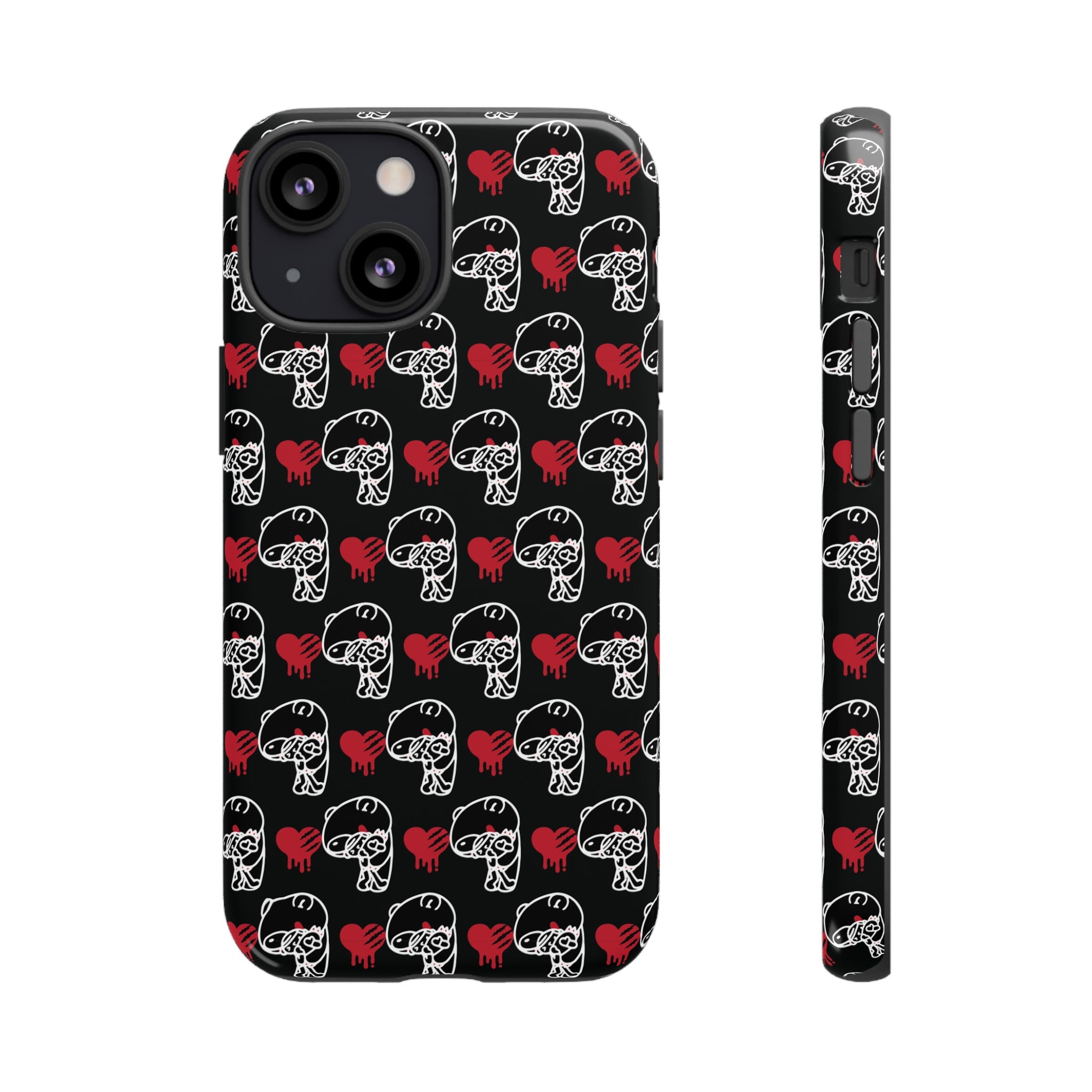 Gloomy & Pity Hug [Black] - Tough Phone Case