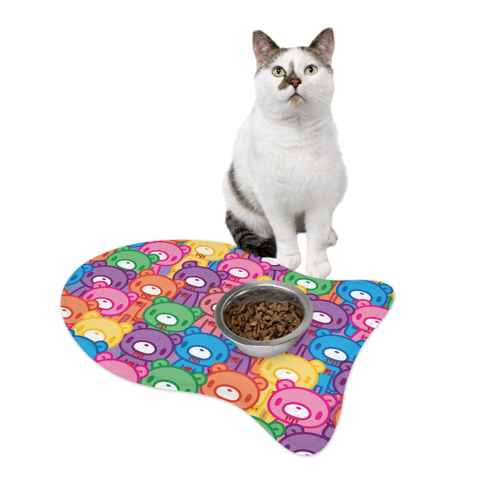 Gloomy Bear "Rainbow Dreams" Pet Feeding Mats