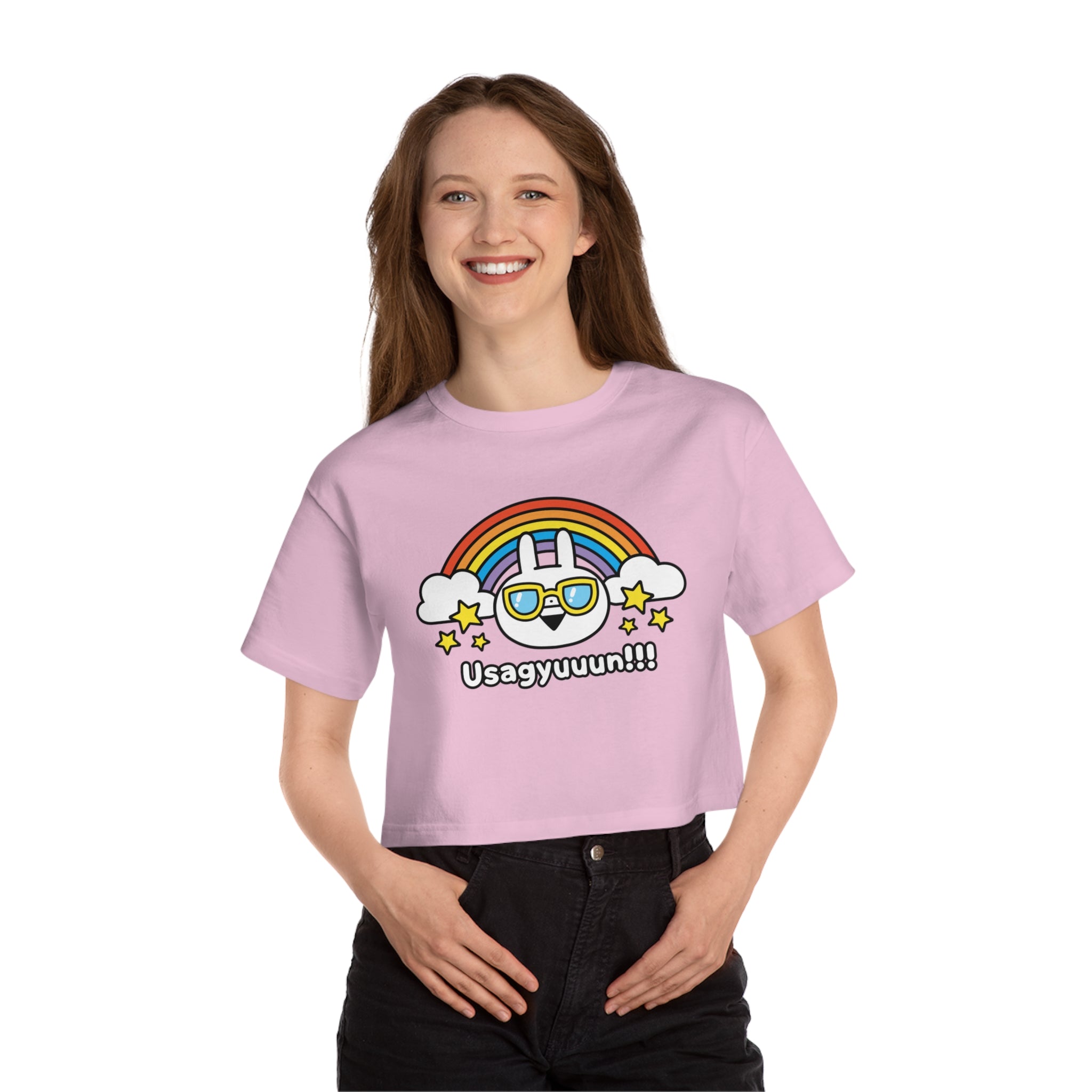 Usagyuuun T Champion Women's Heritage Cropped T-Shirt