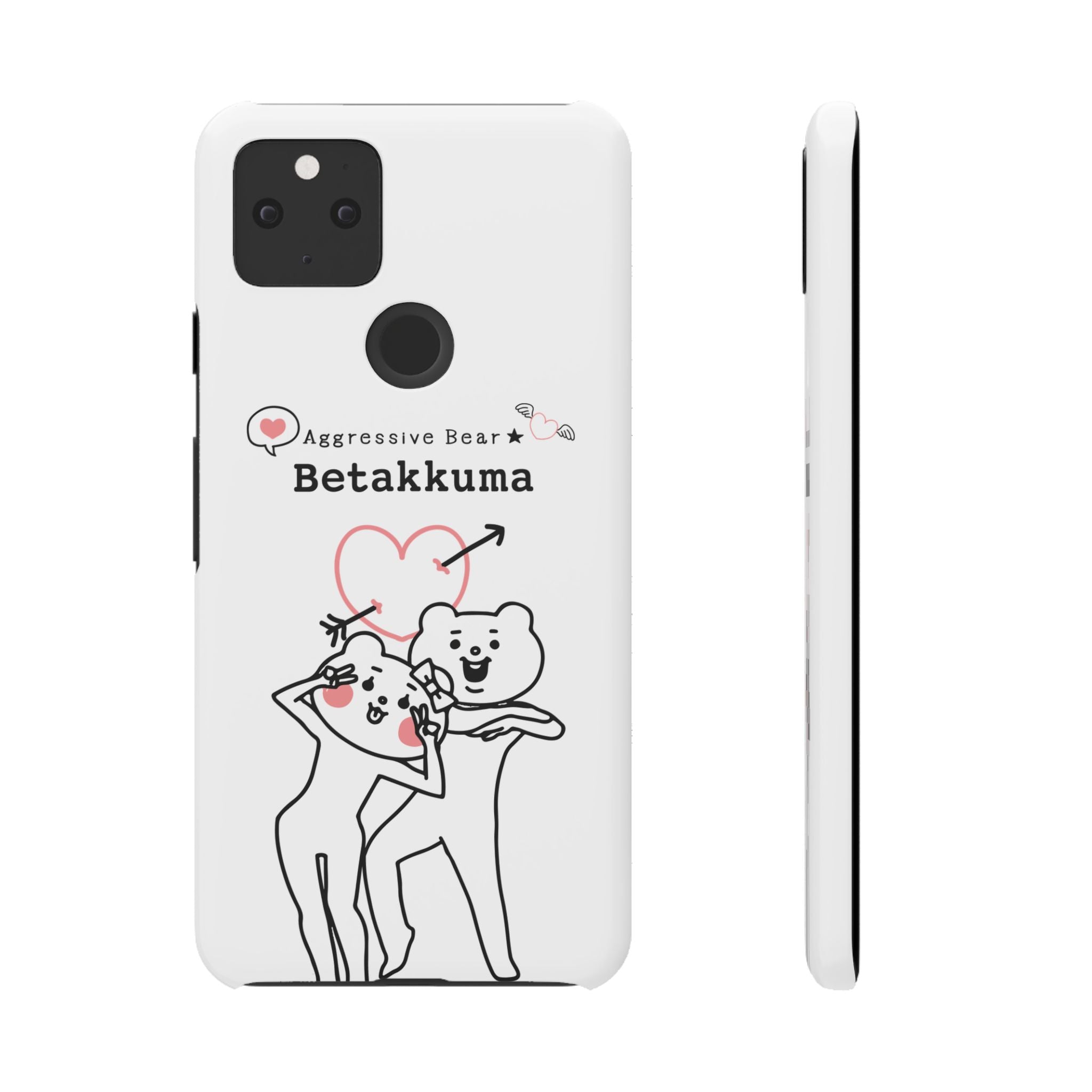 Betakkuma Arrow Heart Phone Case